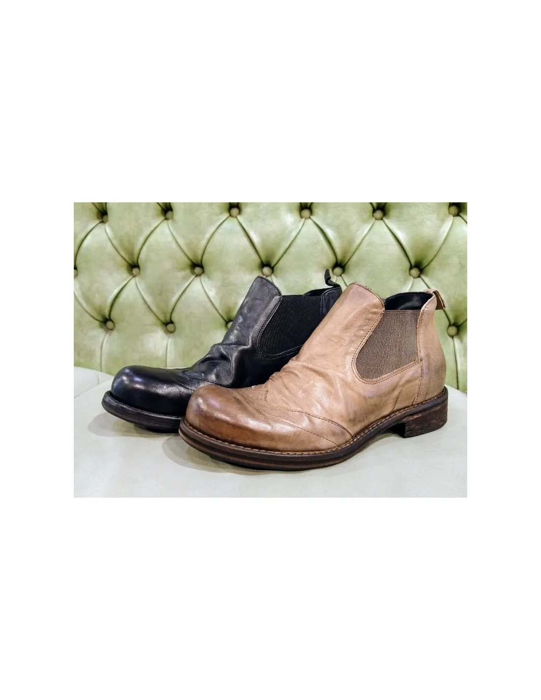 Scarpe fatte a mano, stile chelsea