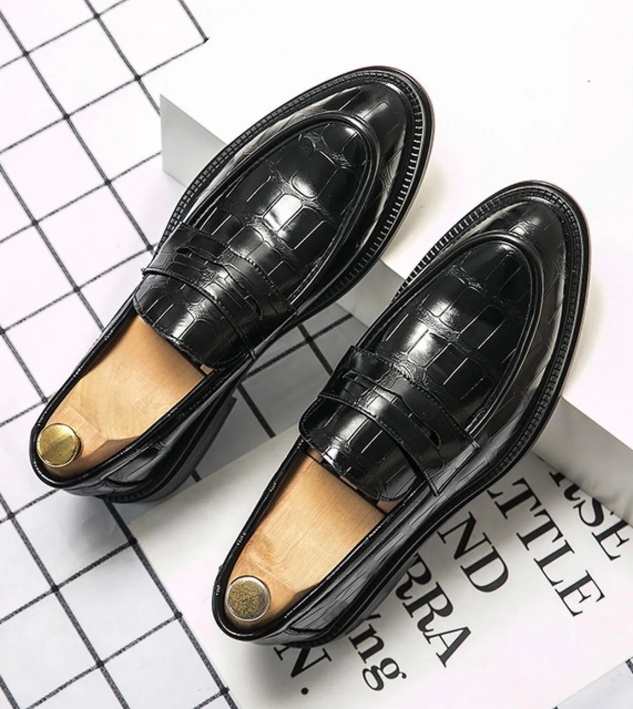 Scarpe formali Nuovi mocassini da uomo Scarpe moda Mocassini da uomo Abito di lusso Scarpe casual 37 45 Scarpe oxford Formali S
