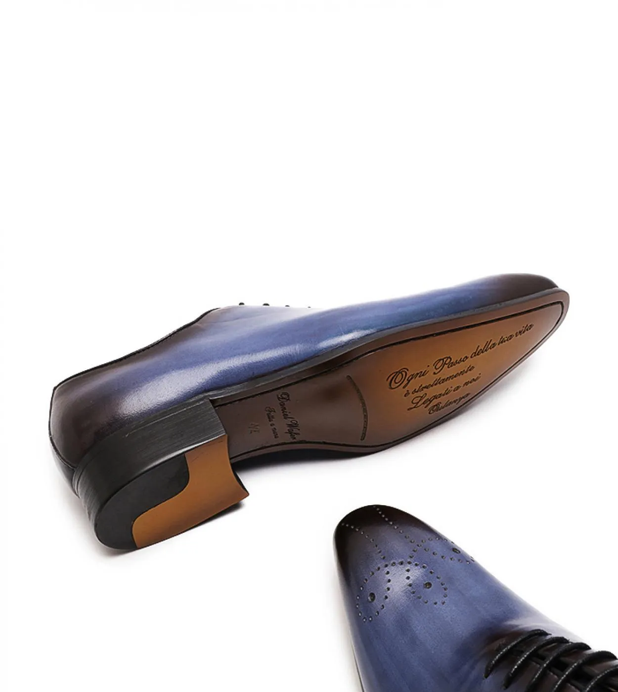 Scarpe marroni casuali da lavoro Scarpe in pelle verniciata Felix Chu Grandi dimensioni 613 Oxford
