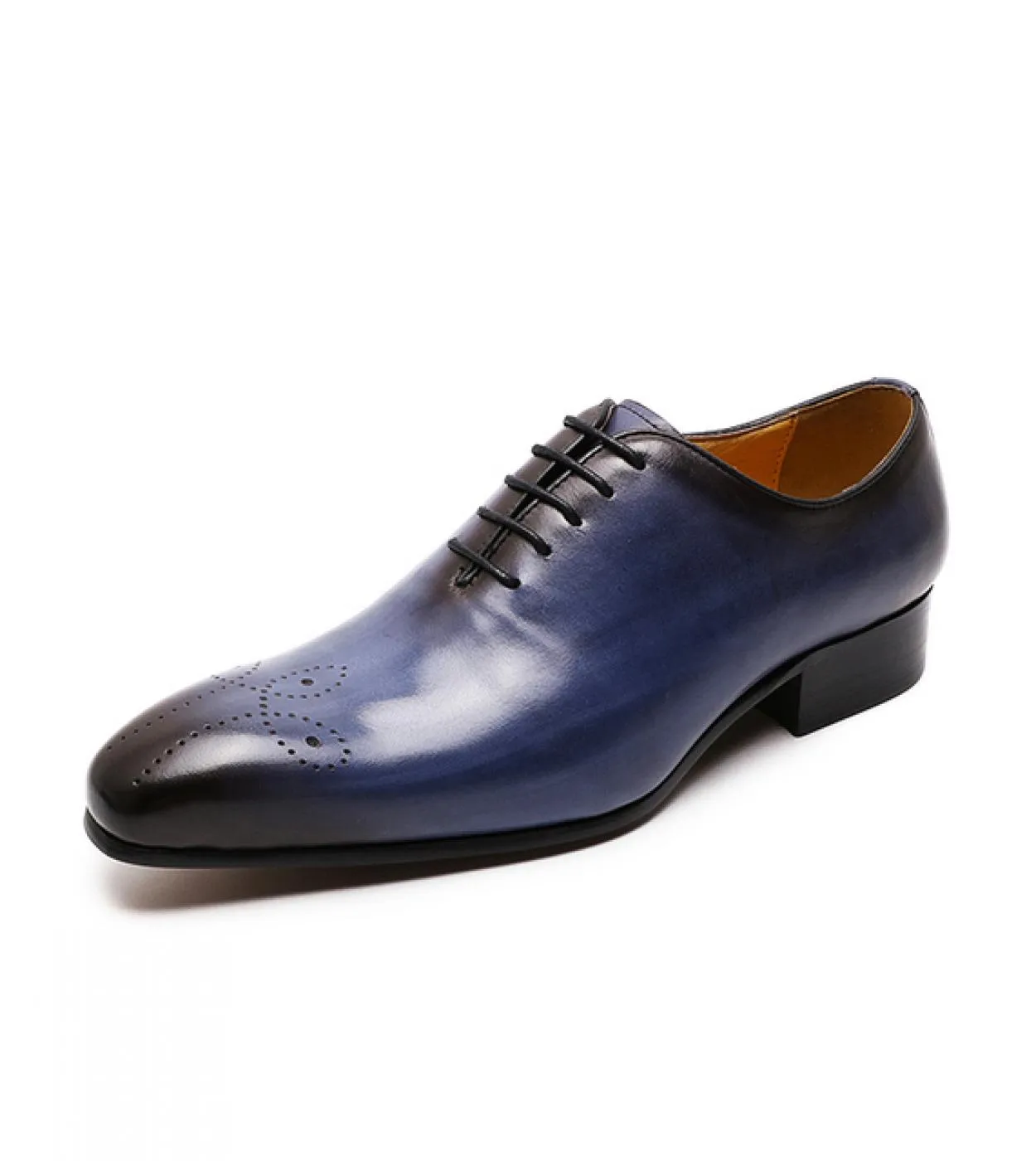 Scarpe marroni casuali da lavoro Scarpe in pelle verniciata Felix Chu Grandi dimensioni 613 Oxford
