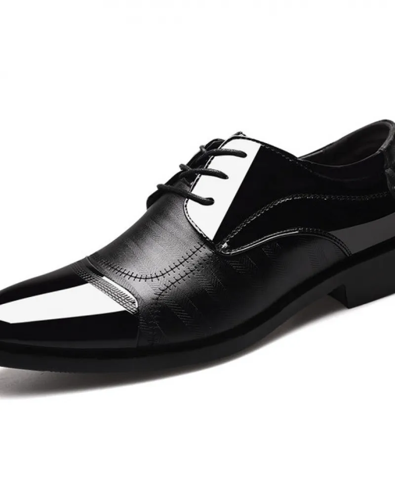 Scarpe oxford di lusso da lavoro Scarpe da uomo in pelle traspirante Scarpe da cerimonia formale in gomma Scarpe da sposa maschi