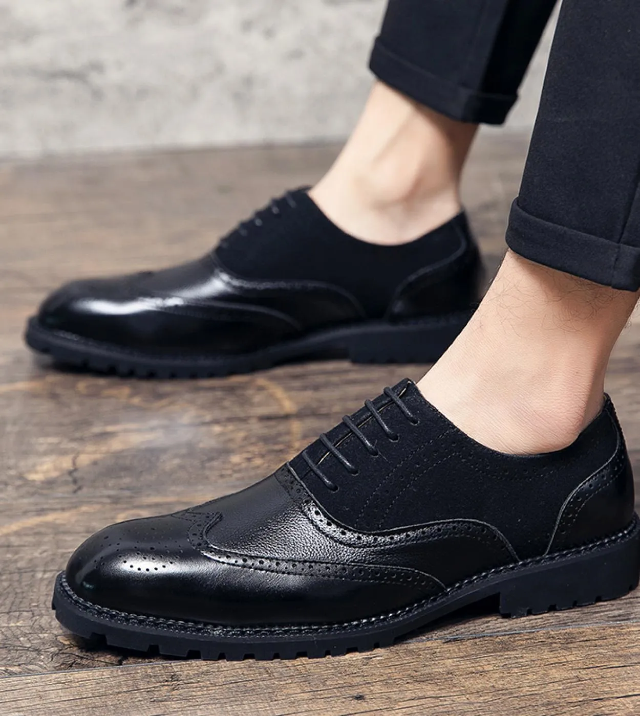 Scarpe Oxford primaverili e autunnali Scarpe stringate in pelle da uomo Scarpe firmate Scarpe casual da uomo Moda di marca Matri