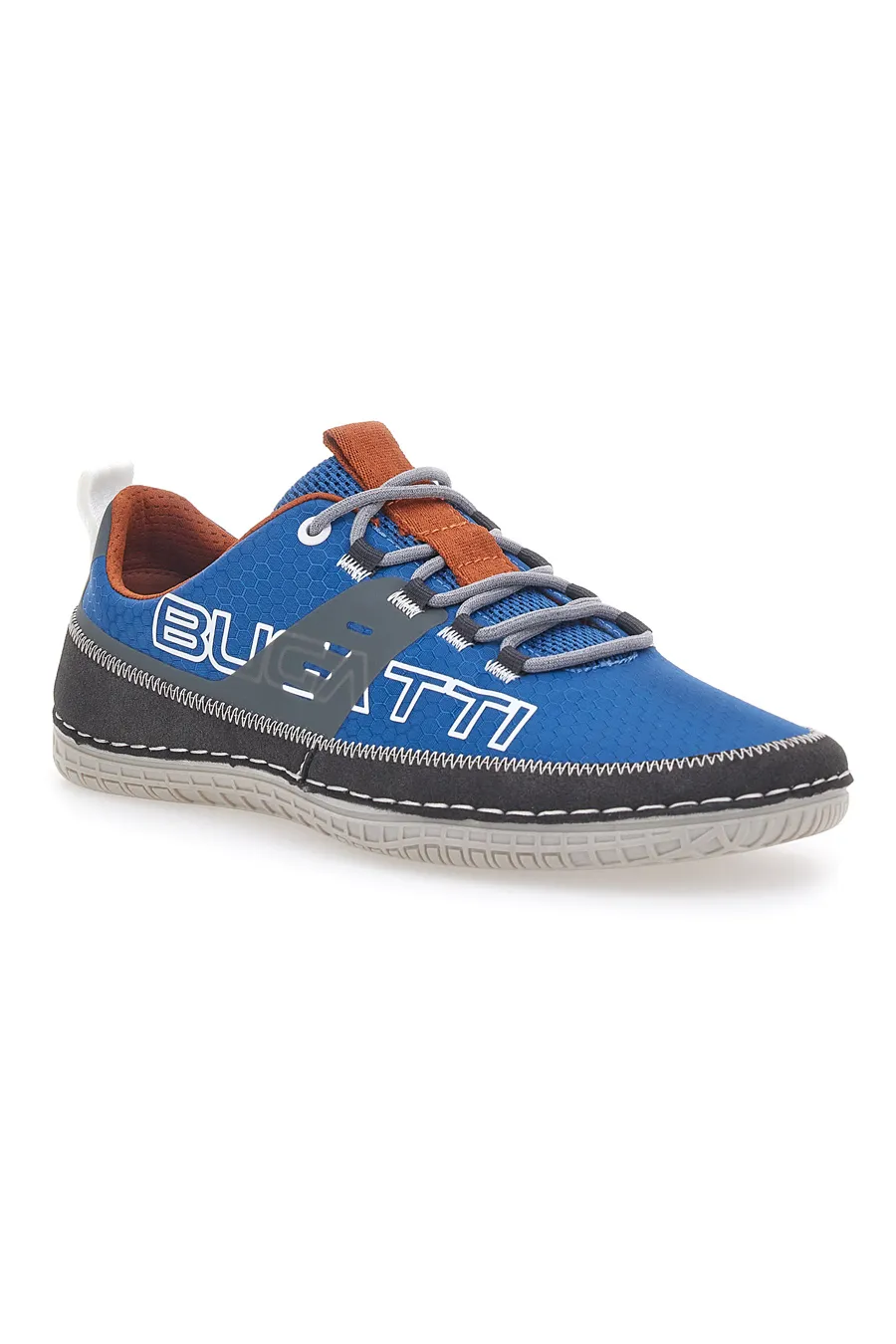Scarpe Stringate Blu Con Logo Laterale Bugatti 341AFF06