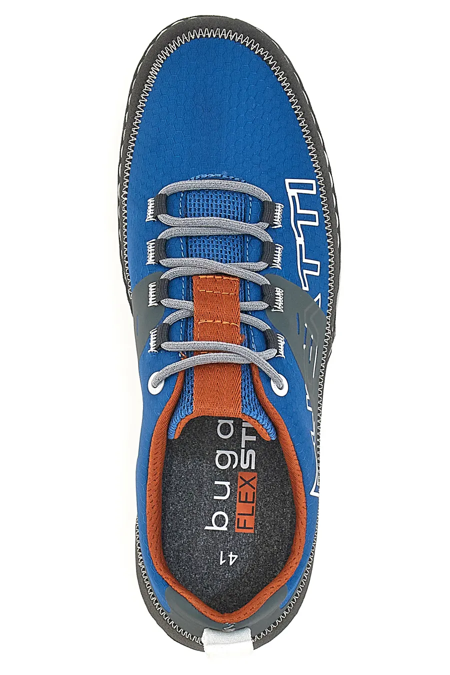 Scarpe Stringate Blu Con Logo Laterale Bugatti 341AFF06