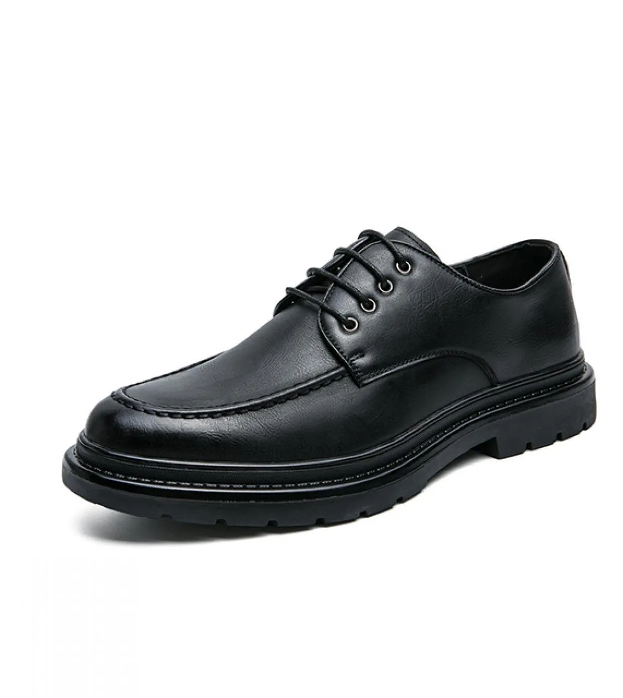 Scarpe stringate in pelle con suole spesse Nuove scarpe da uomo Scarpe eleganti in pelle Scarpe Oxford alla moda Calzature casua