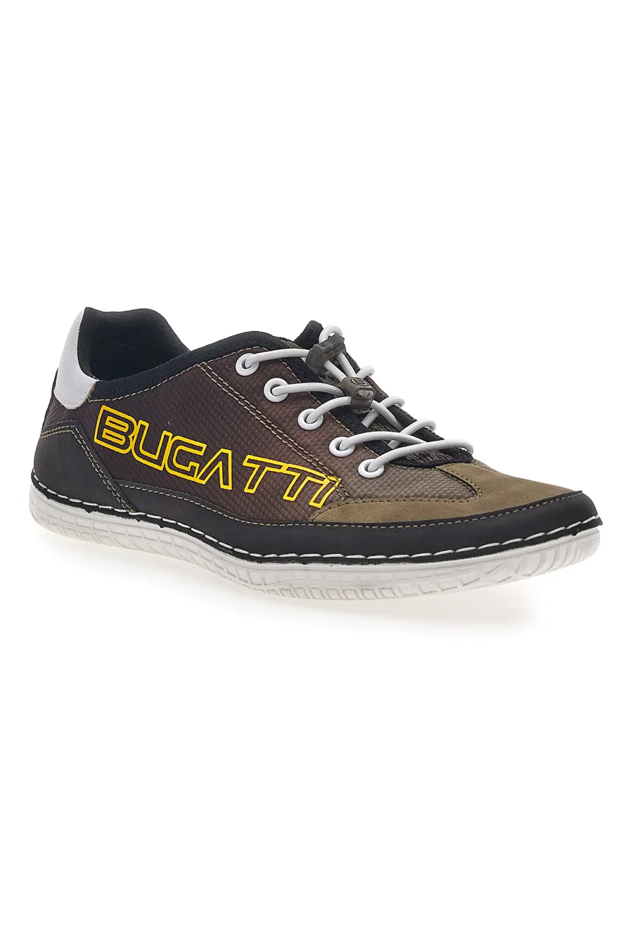 Scarpe Stringate Marroni Con Logo Laterale Bugatti 341AFF02