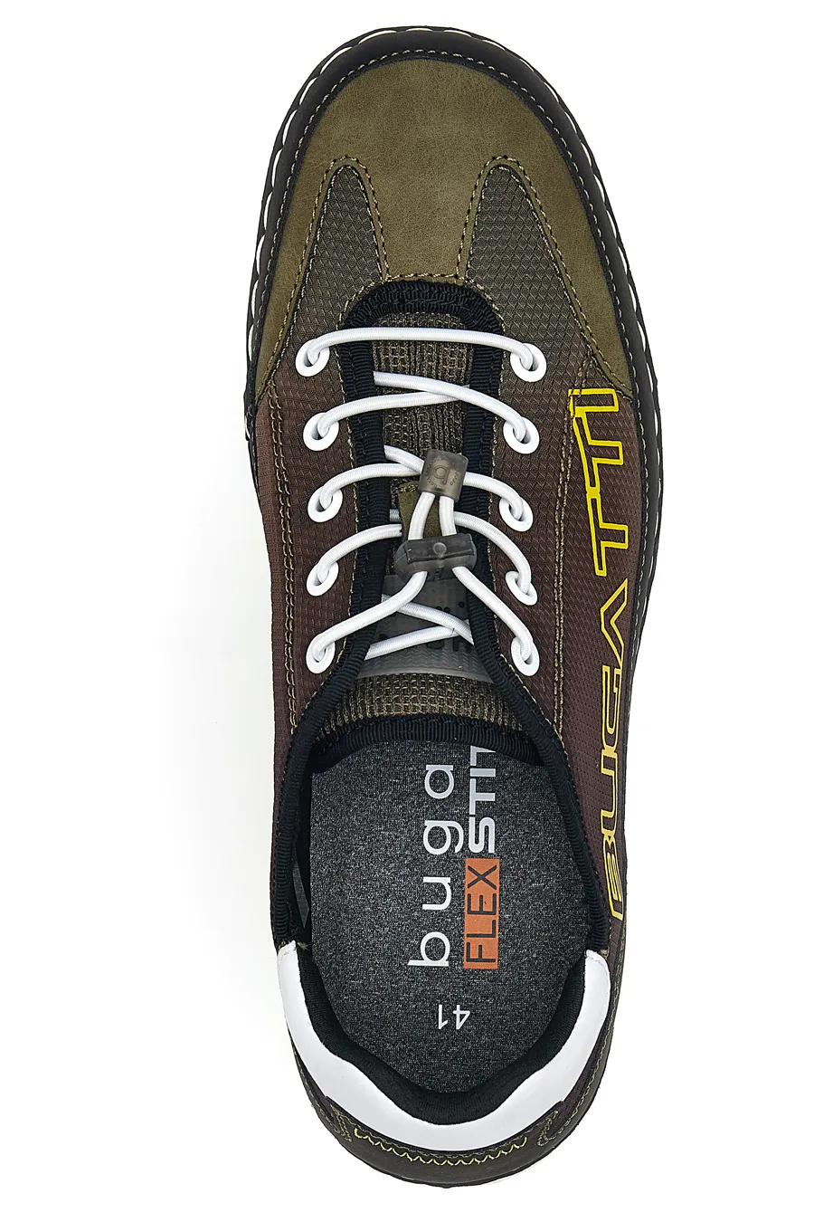 Scarpe Stringate Marroni Con Logo Laterale Bugatti 341AFF02