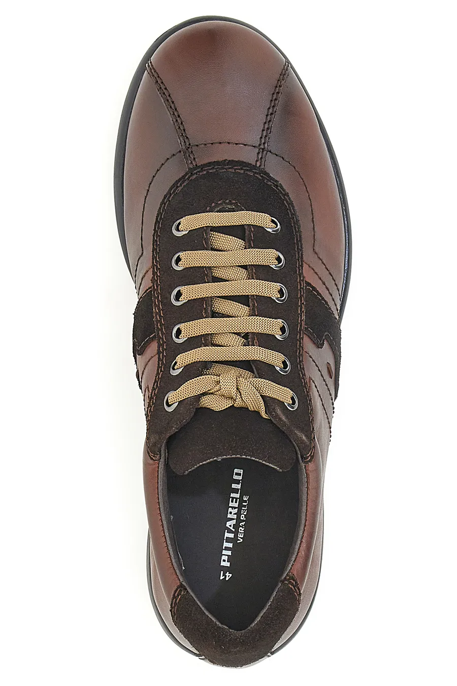 Scarpe Stringate Marroni Vera Pelle Pittarello 4736