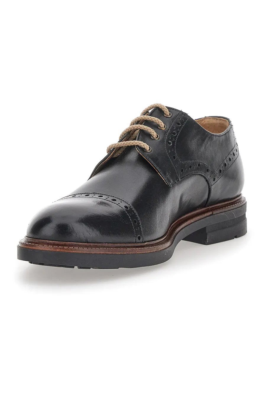 Scarpe Stringate Pittarello 8204 Nere