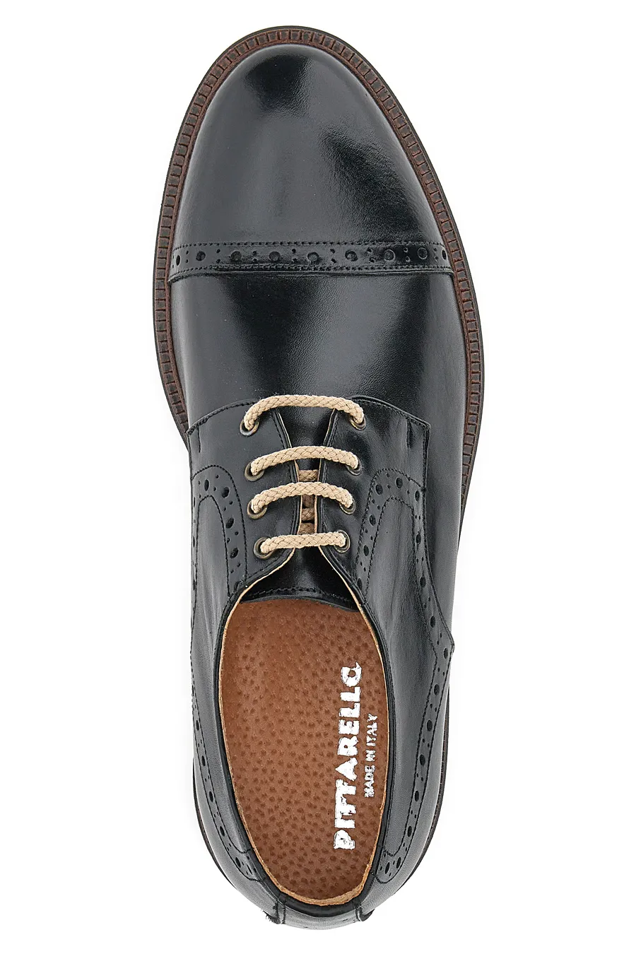 Scarpe Stringate Pittarello 8204 Nere