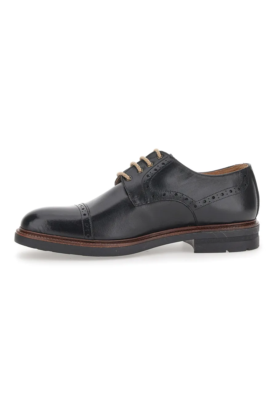 Scarpe Stringate Pittarello 8204 Nere
