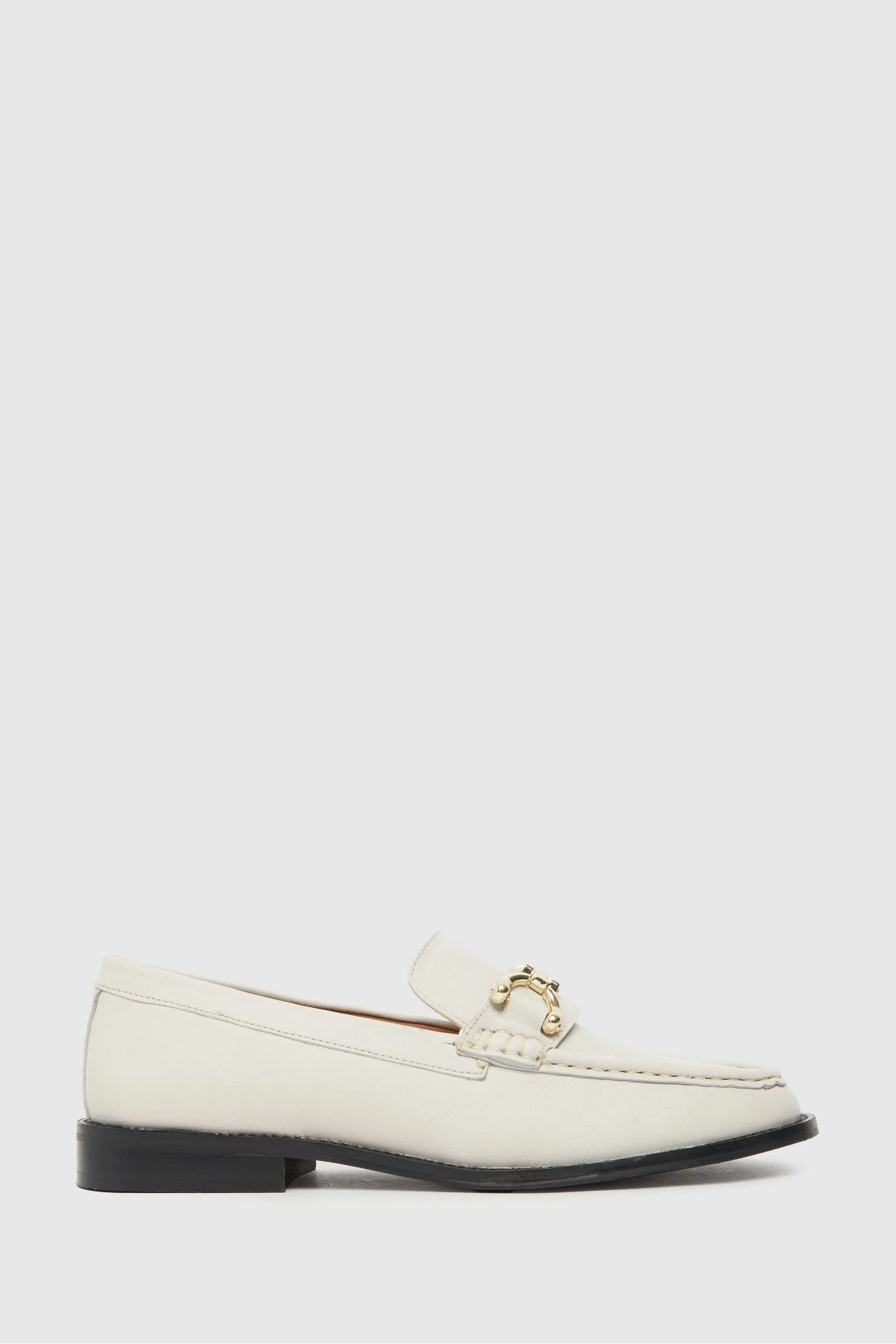 Schuh Lassie - Marrone in pelle con morsetto - Mocassini