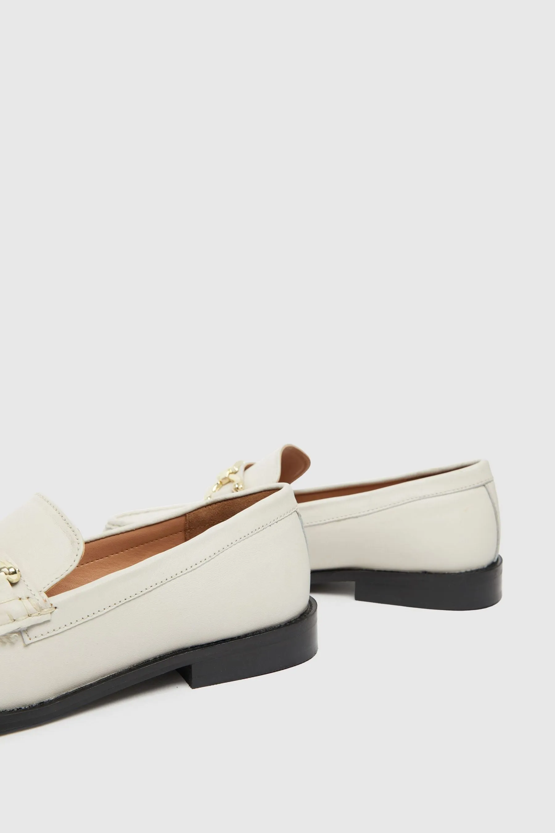 Schuh Lassie - Marrone in pelle con morsetto - Mocassini