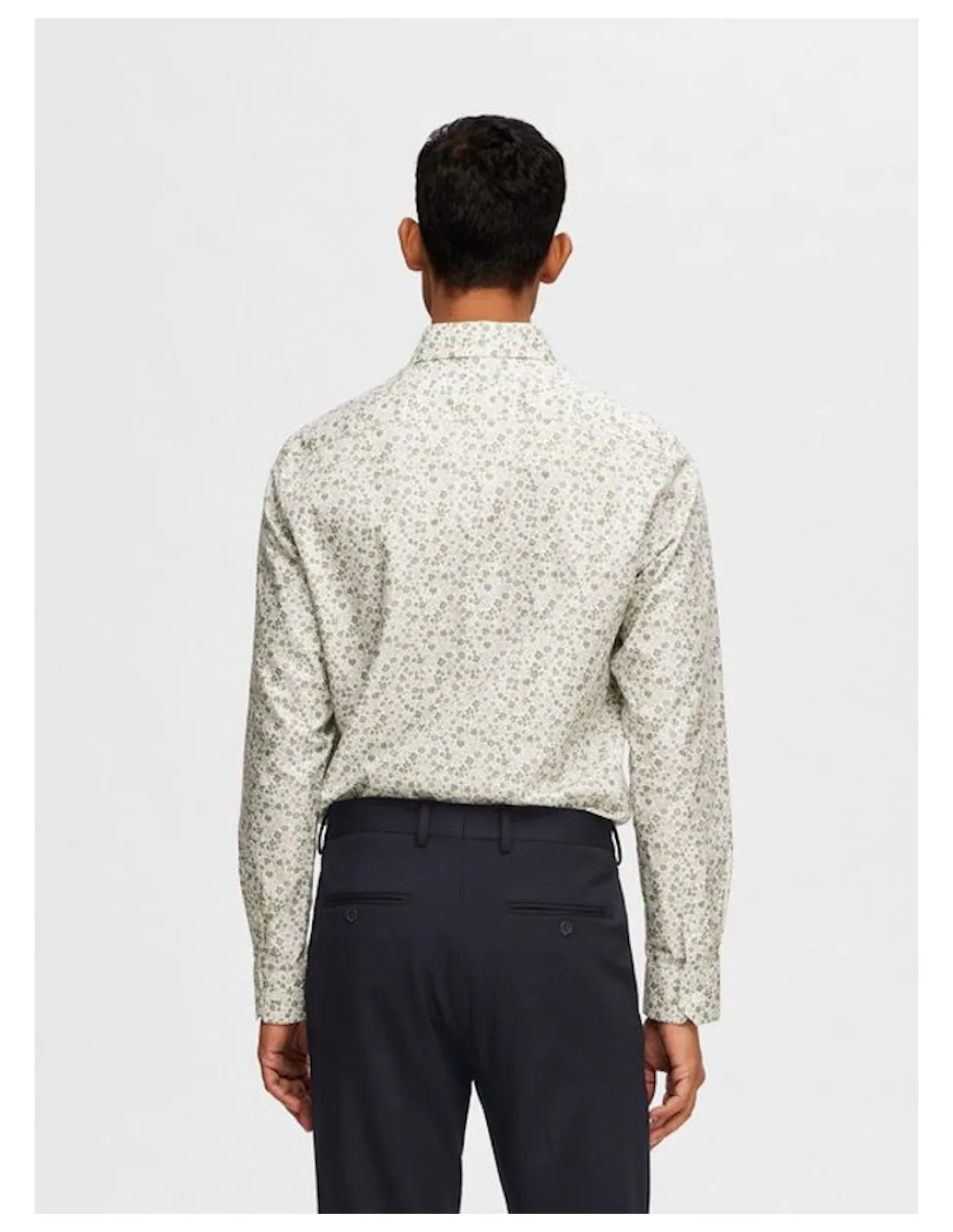 SELECTED CAMICIA UOMO,SLHSLIMETHAN AOP SHIRT LS NO