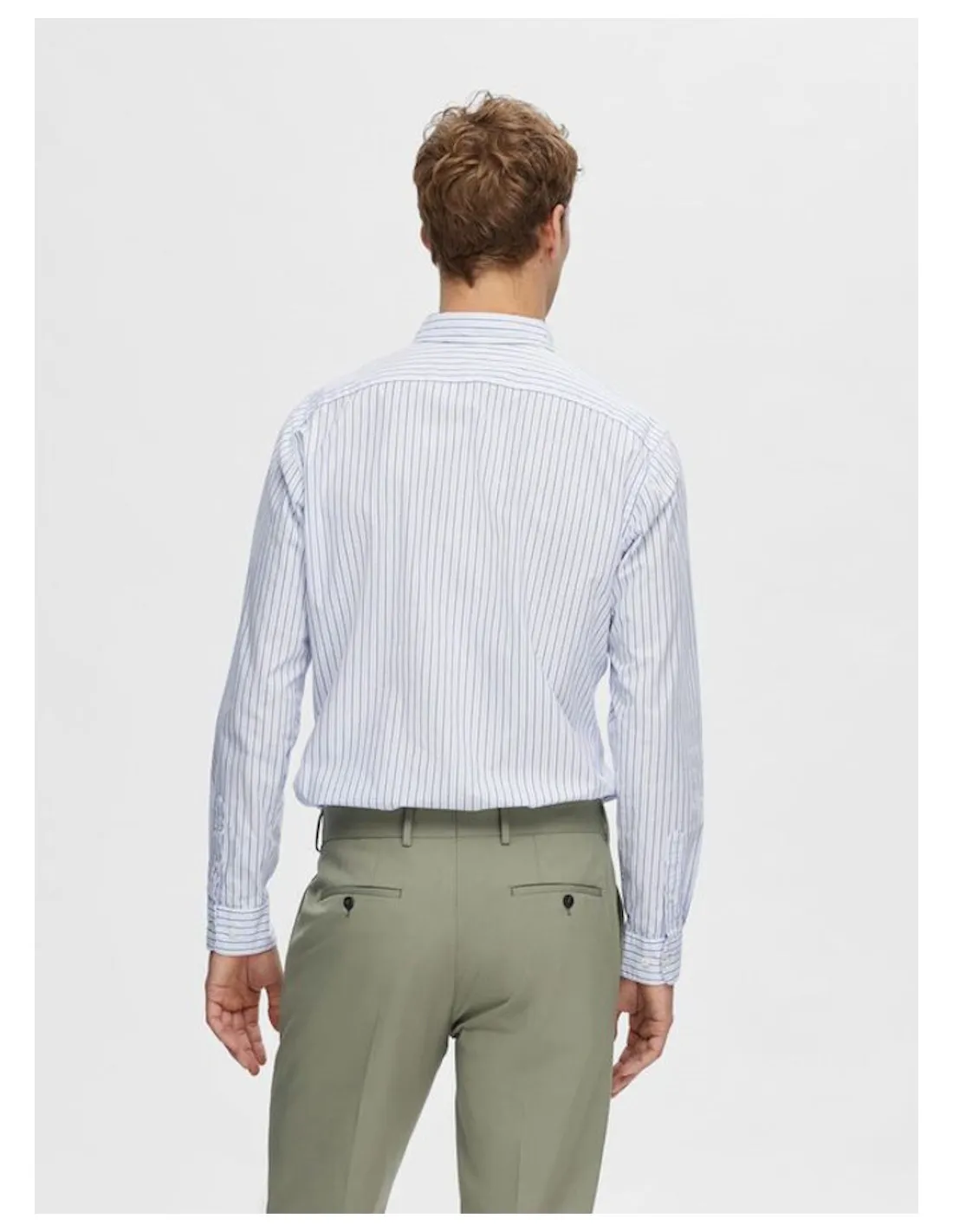 SELECTED CAMICIA UOMO,SLHSLIMRICK-POPLIN SHIRT LS