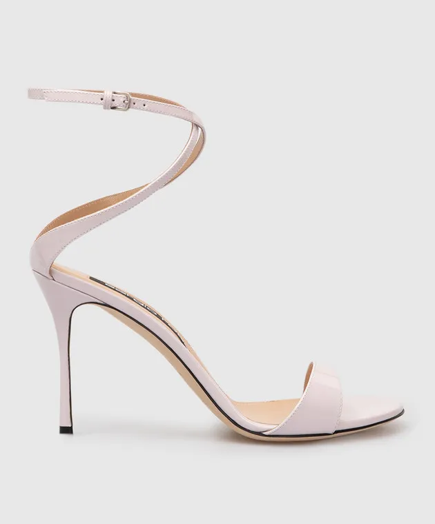 Sergio Rossi Sandali Godiva in pelle lilla A92930MVIV01