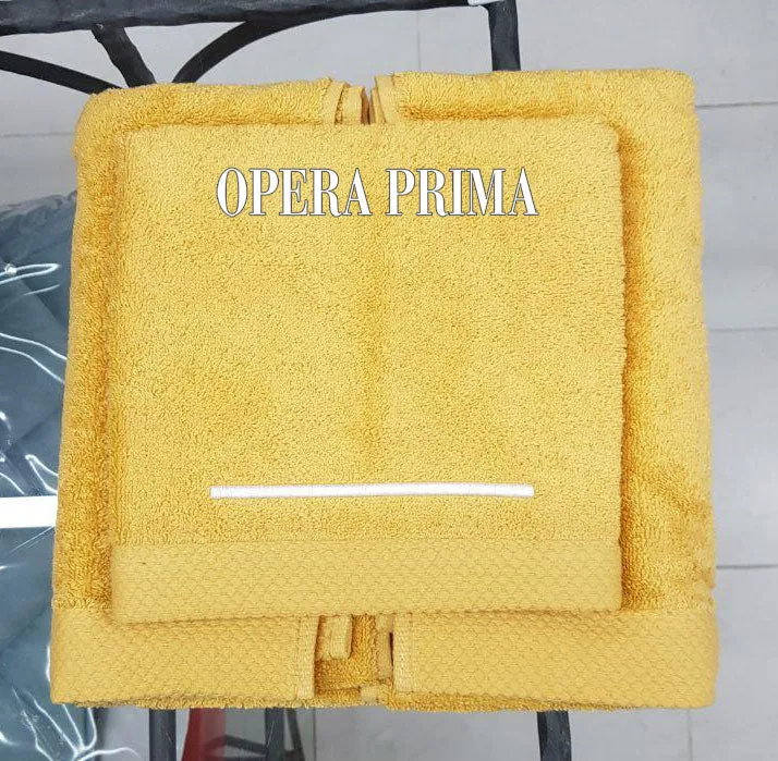 Set Asciugamani Opera Prima Saturno  Spugna di Cotone