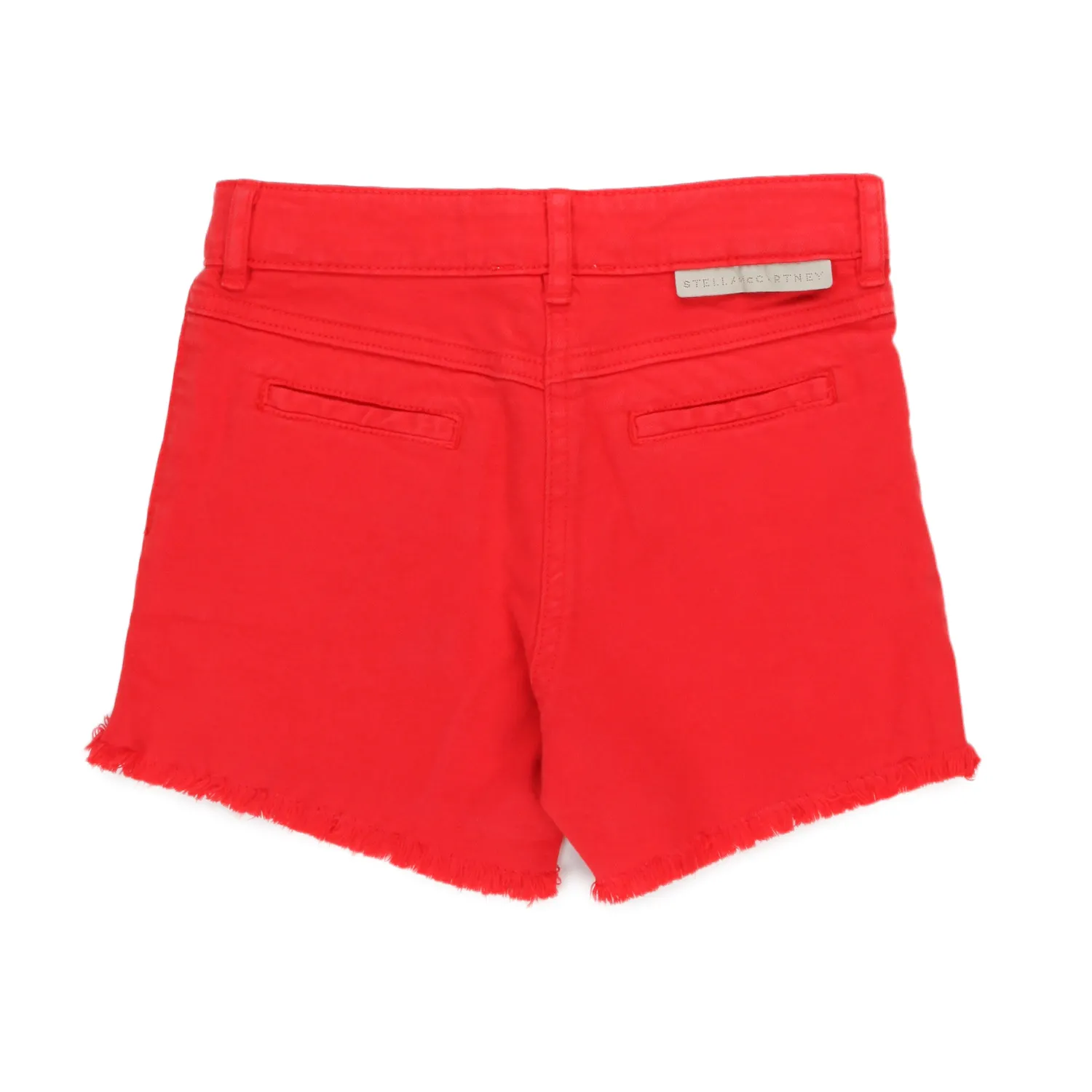 Shorts Rossi Sfrangiati Bambina E Teen