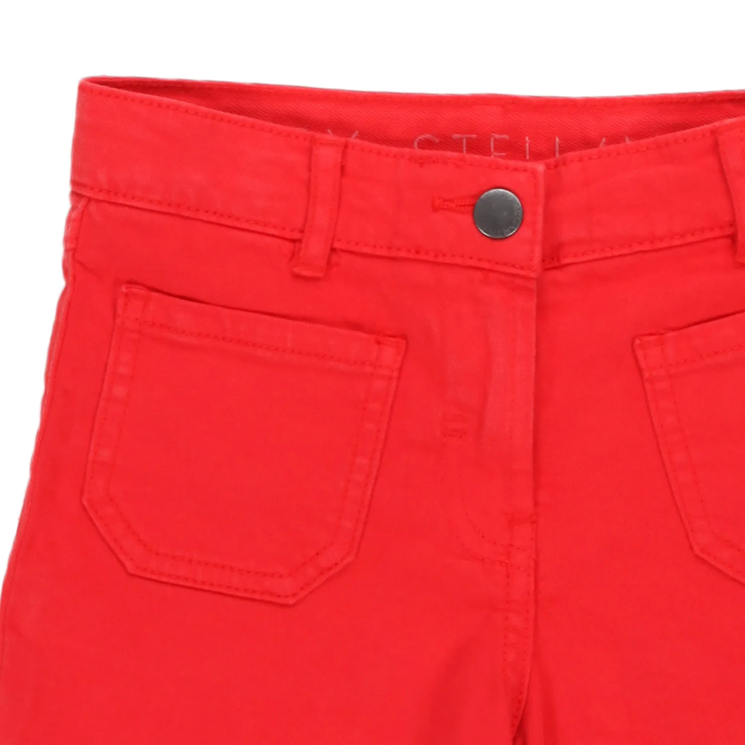Shorts Rossi Sfrangiati Bambina E Teen