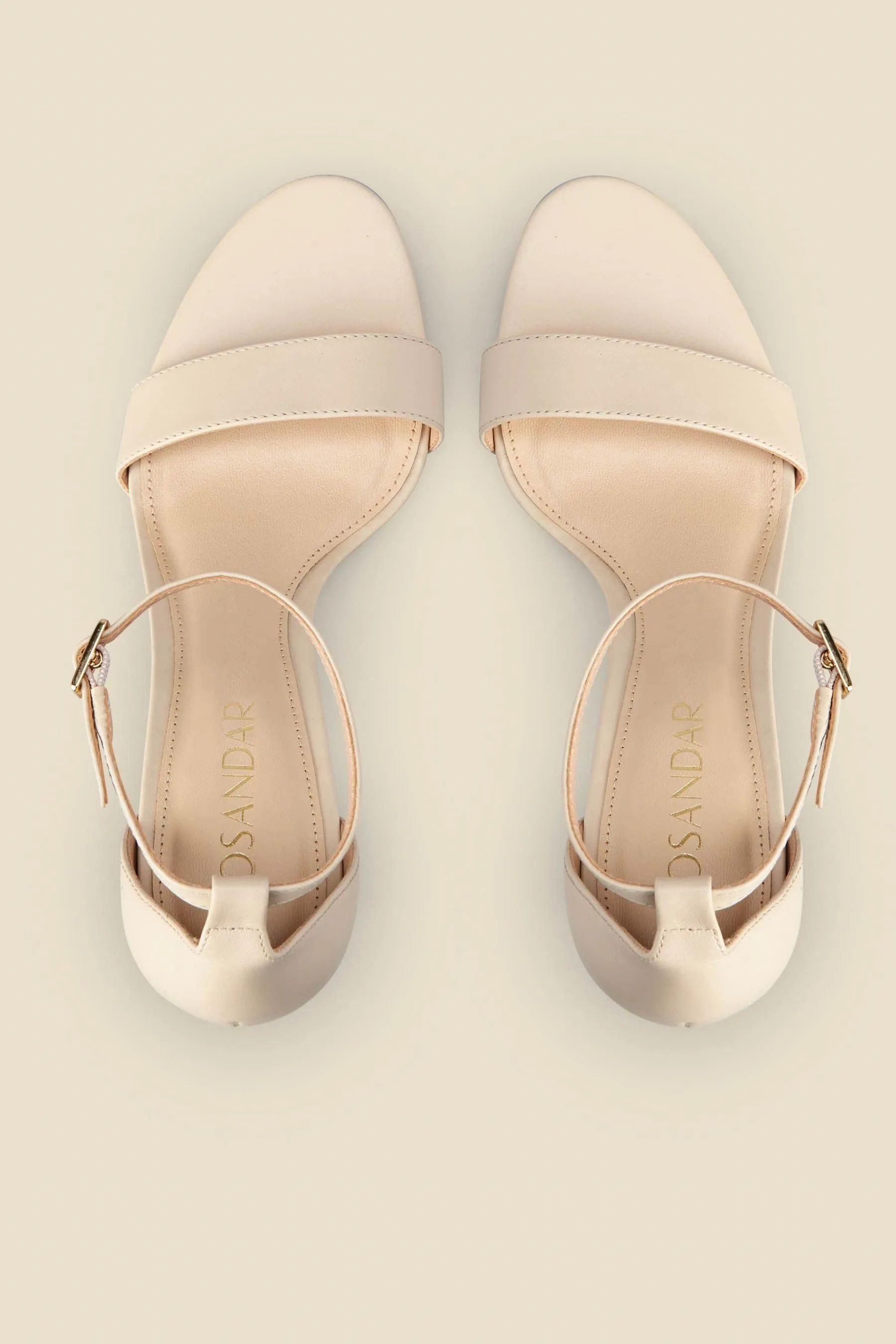 Sosandar - Nia - Scarpe con tacco basso in pelle