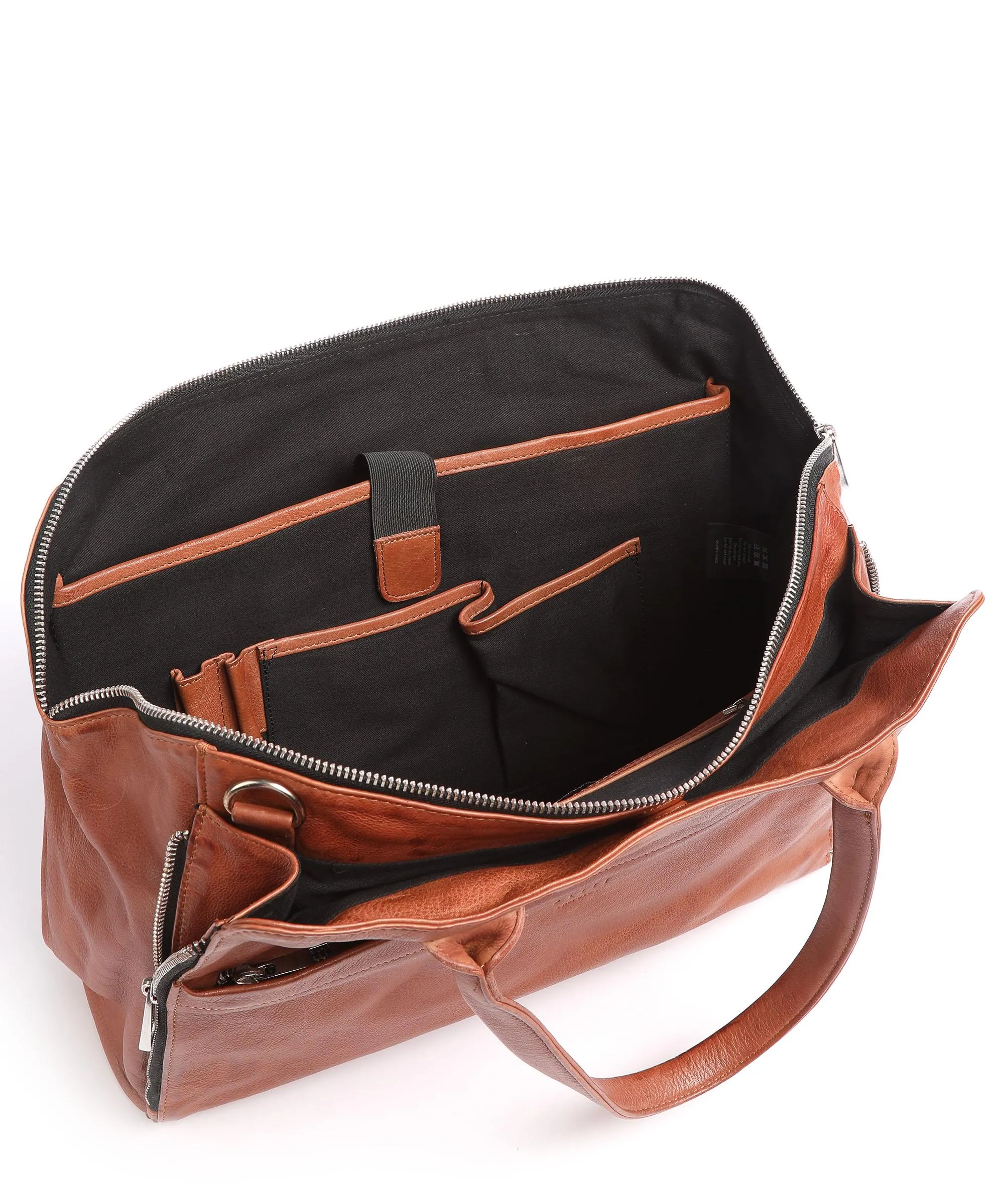  Still Nordic Anouk Anouk Borsa shopper 13″ pelle di vacchetta grana cognac  