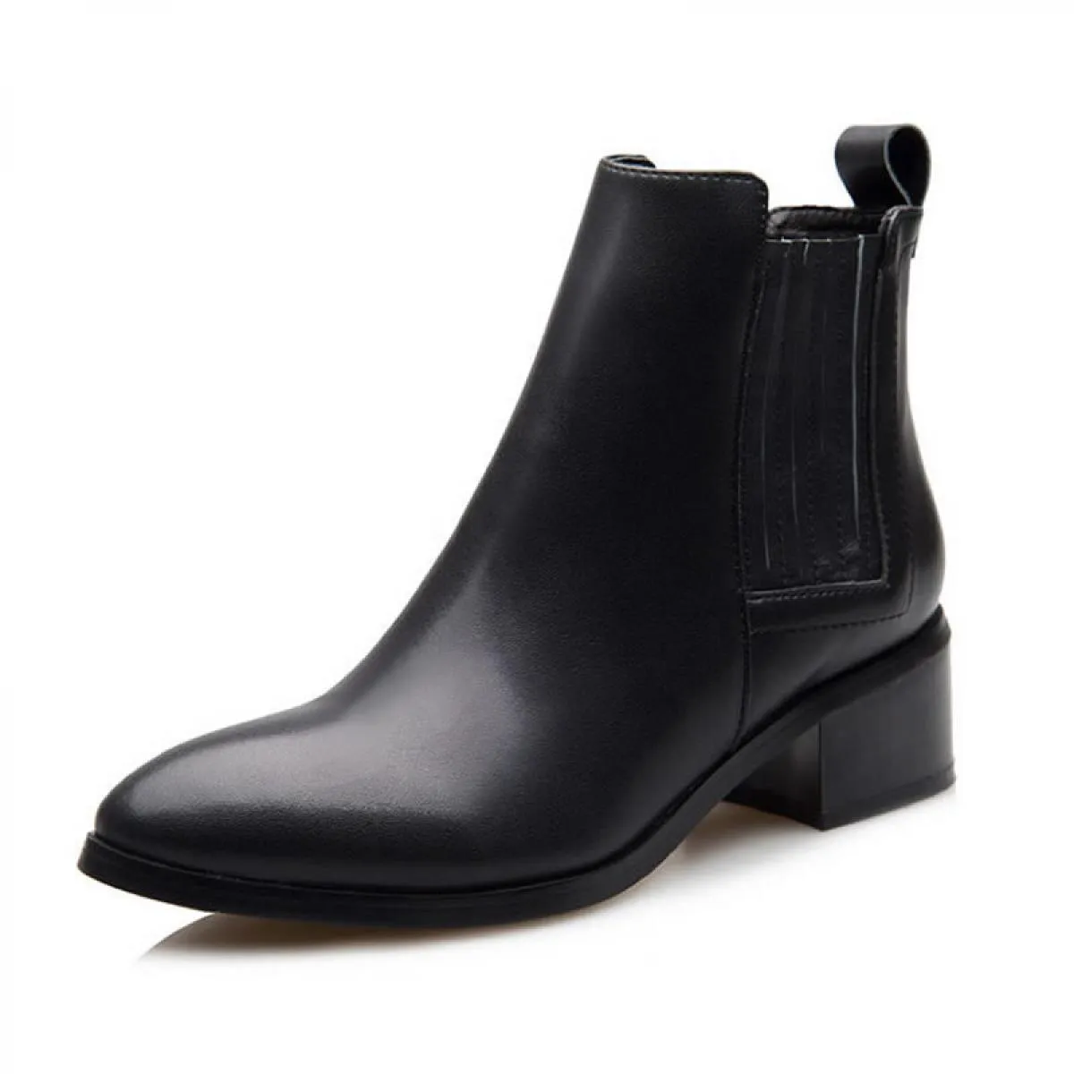 Stivaletti Chelsea in pelle Stivaletti in pelle Botas in pelle Scarpe in pelle Stivali da donna Stivali da donna