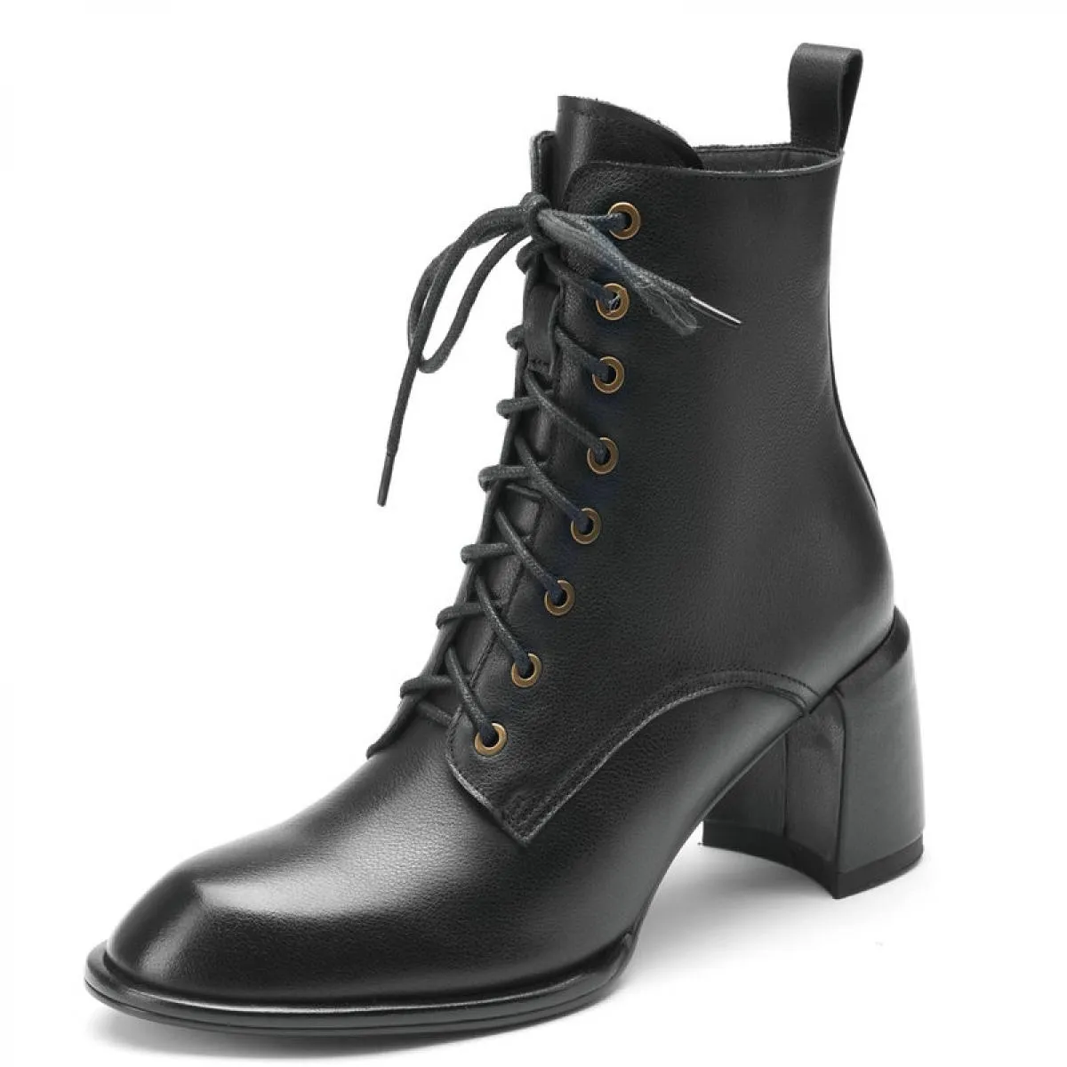 Stivaletti Chelsea incrociati da donna con plateau in vera pelle scarpe con tacco alto donna 2024 stivaletti invernali per festa