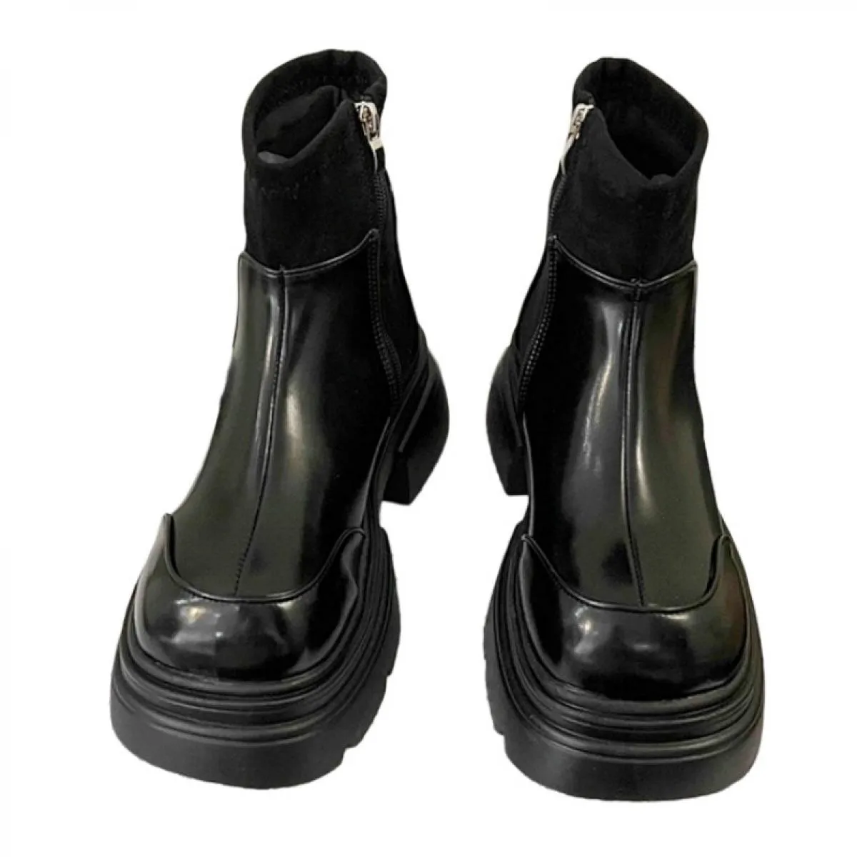 Stivaletti invernali Stivaletti Chelsea Stivali da donna con plateau Scarpe da passeggio casual 2023 Nuove scarpe Goth Fad Desig