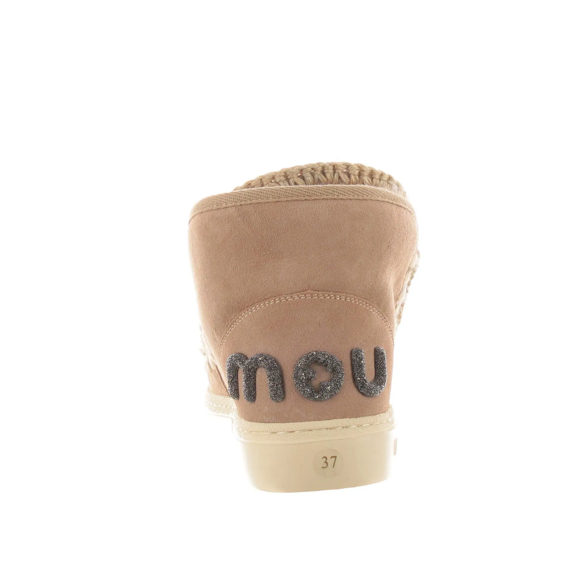 Stivaletto eskimo bold in montone con glitter