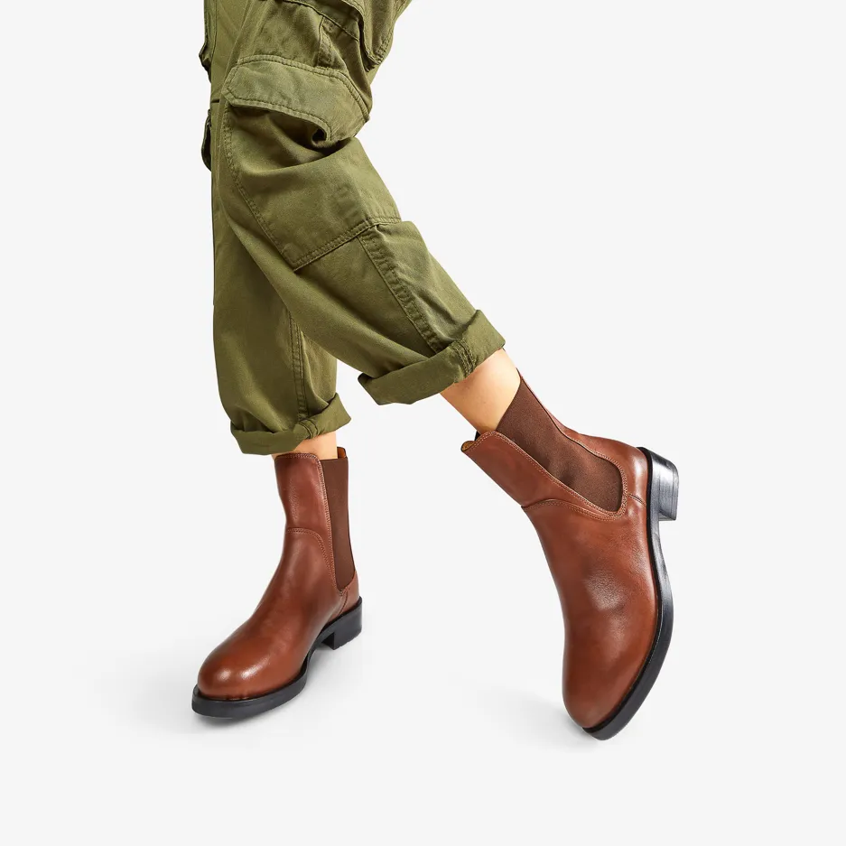 Stivaletto Marrone con Elastico