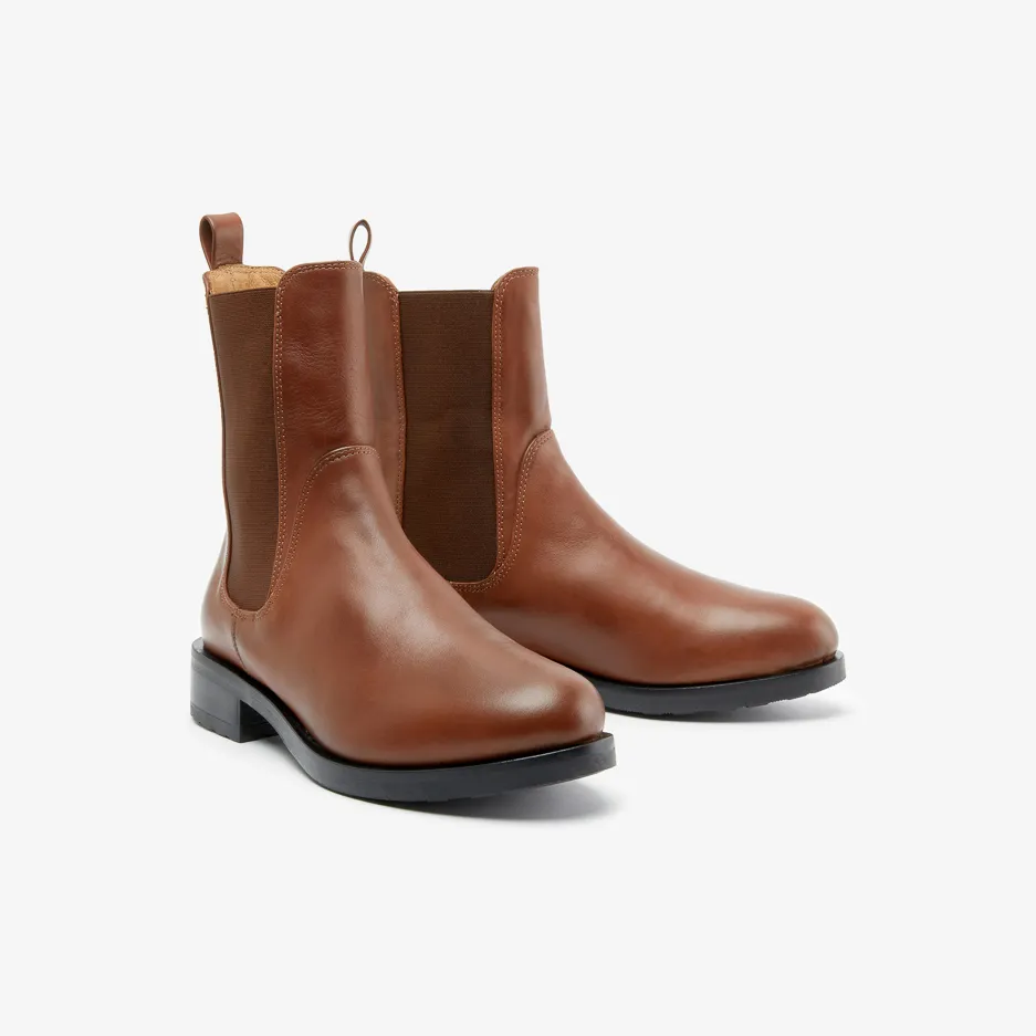 Stivaletto Marrone con Elastico