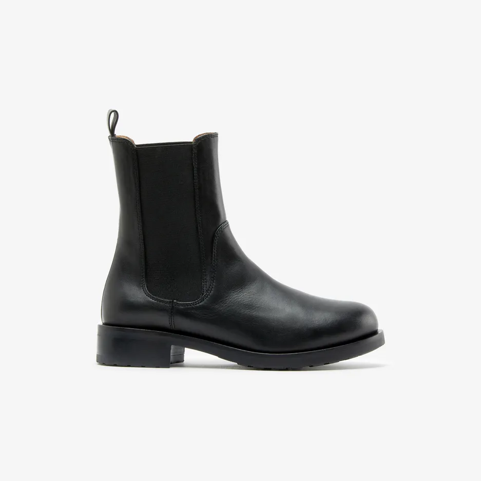 Stivaletto Nero con Elastico