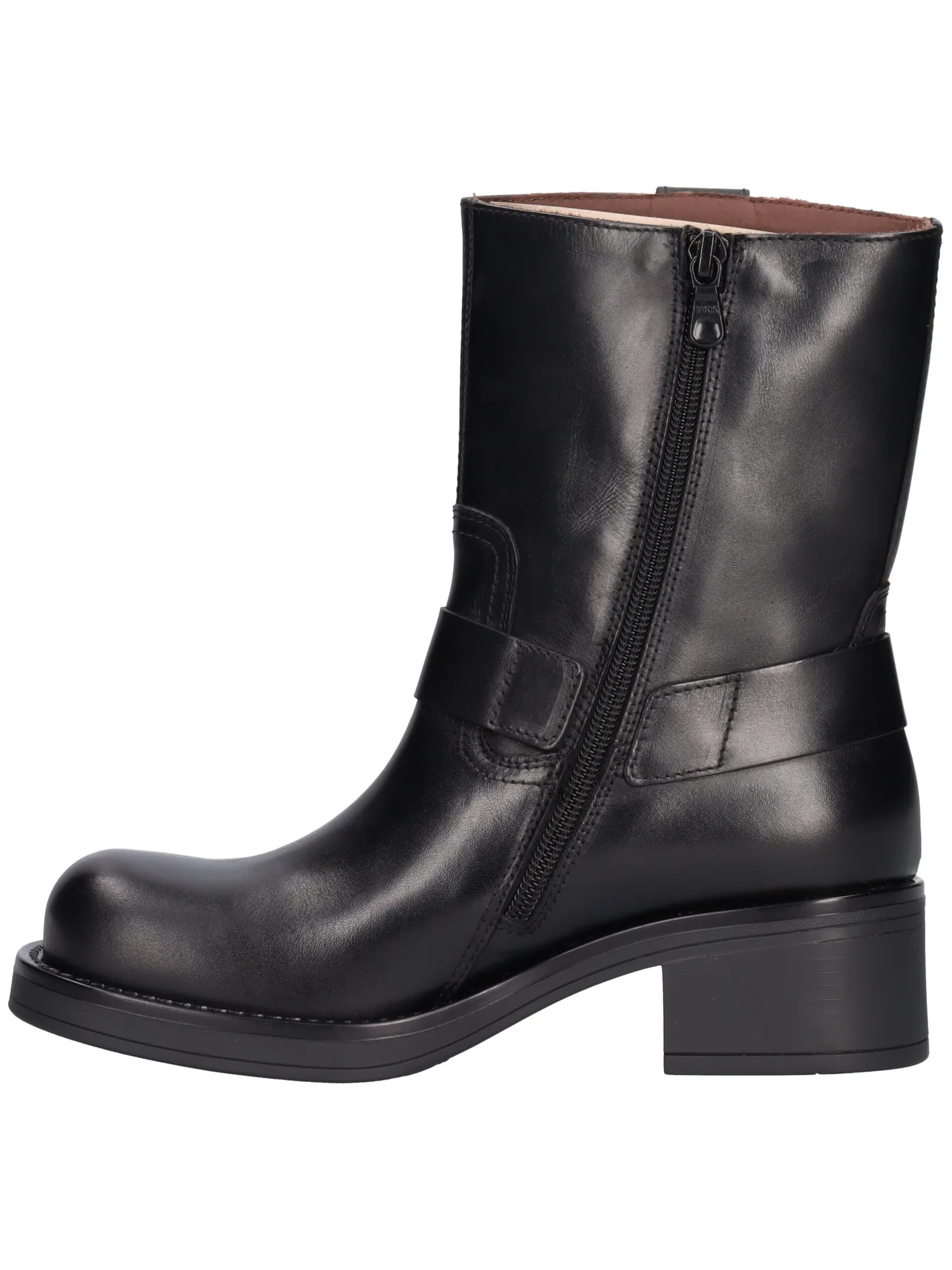 Stivaletto tacco basso Nero Giardini da donna nero