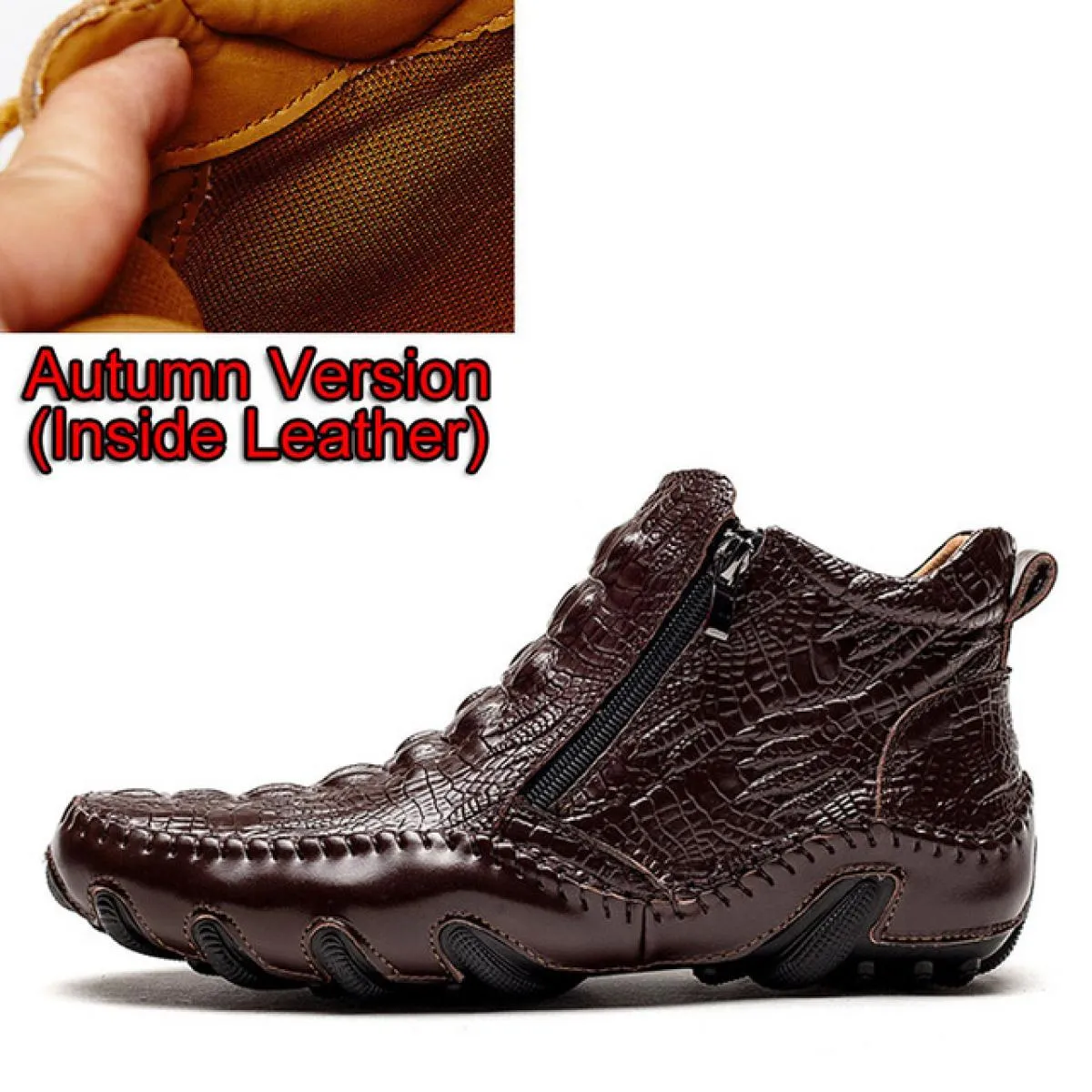 Stivali da uomo Moda invernale Stivaletti Chelsea Uomo Uomo caldo Autunno inverno