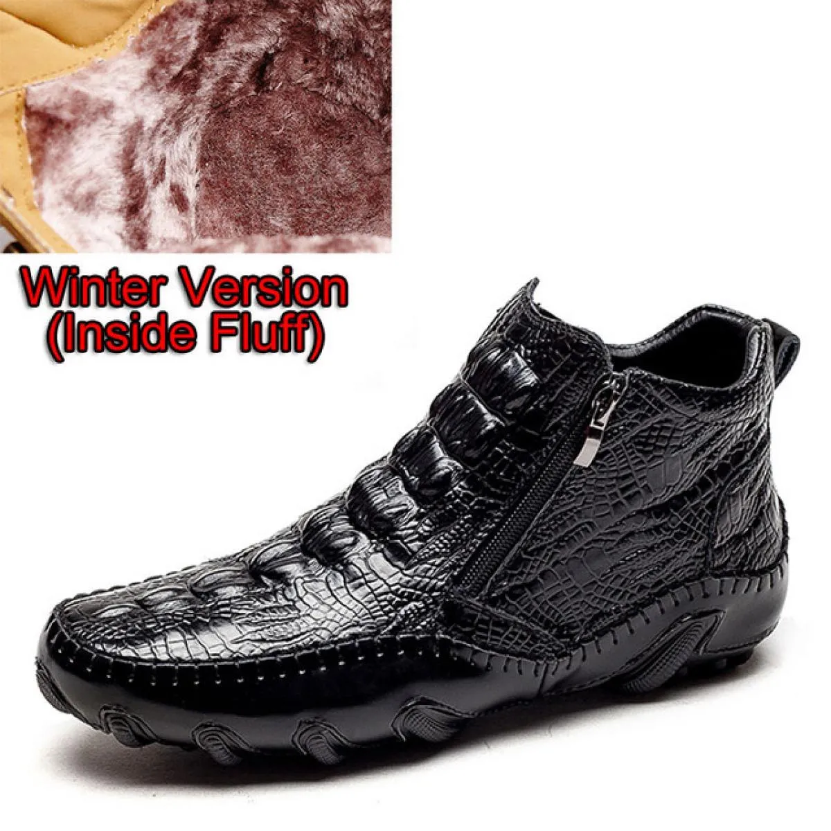 Stivali da uomo Moda invernale Stivaletti Chelsea Uomo Uomo caldo Autunno inverno