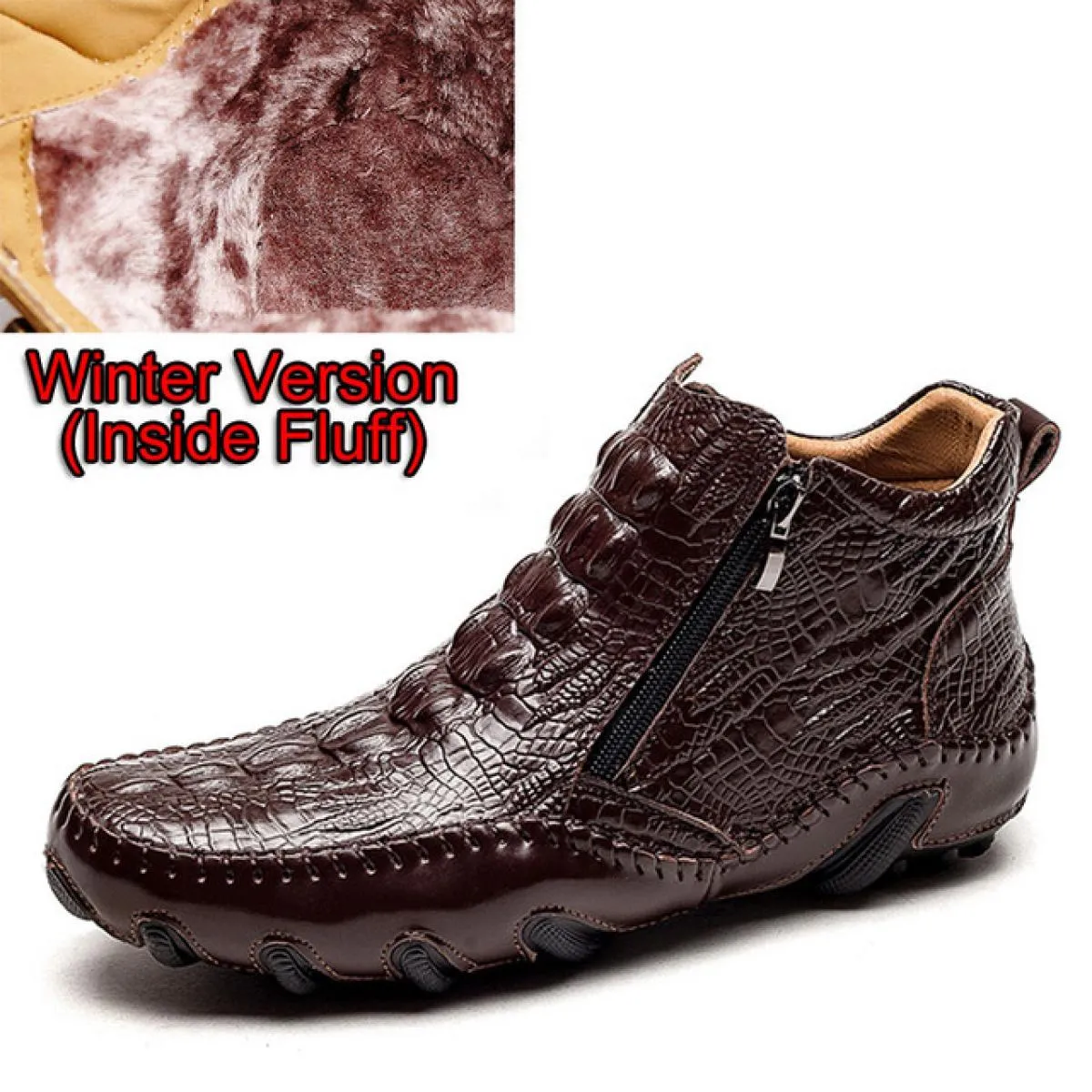 Stivali da uomo Moda invernale Stivaletti Chelsea Uomo Uomo caldo Autunno inverno