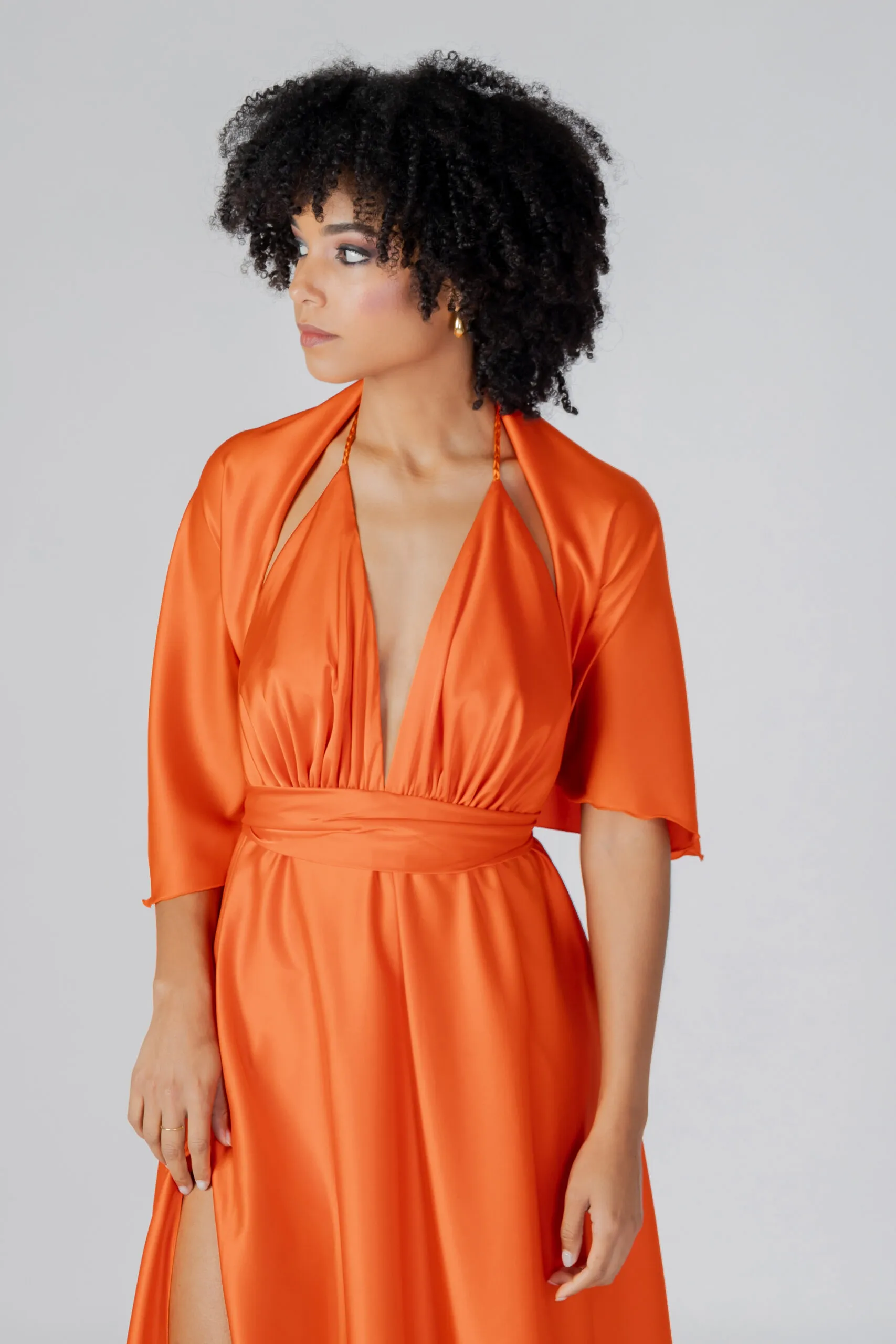 Stola Sol Wears Women TINTA UNITA Arancione