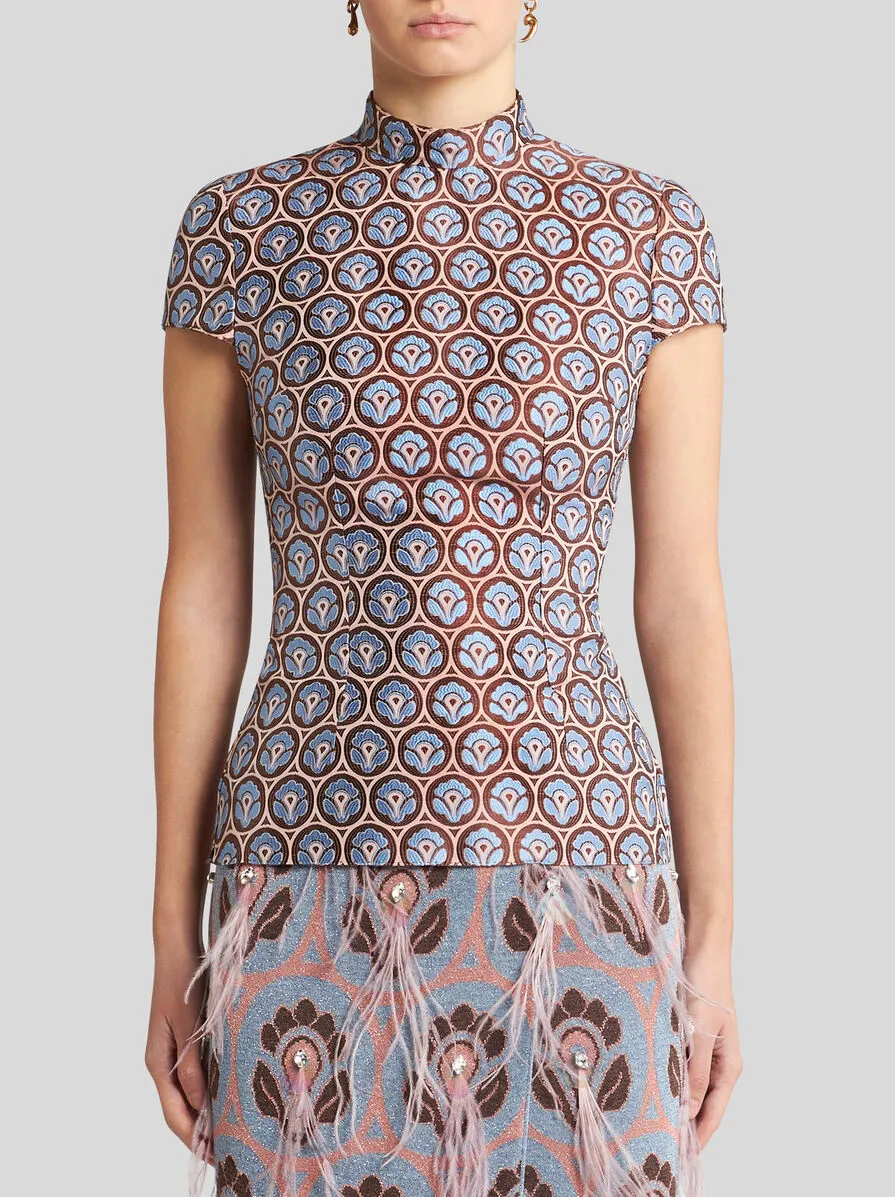 TOP IN JACQUARD LUCIDO