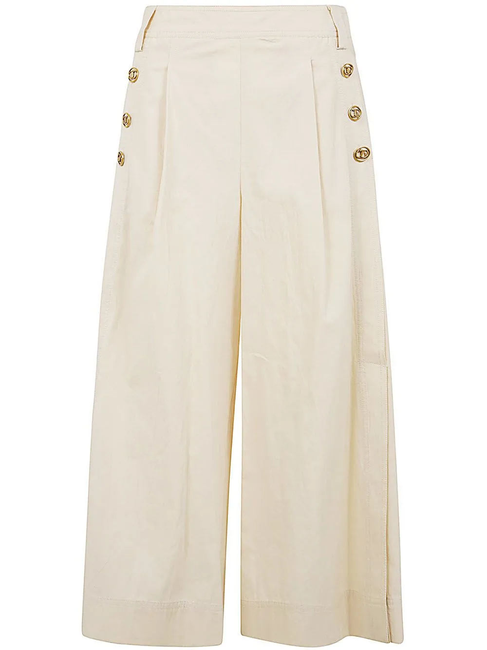 TWINSET WIDE LEG TROUSER WITH SPLIT