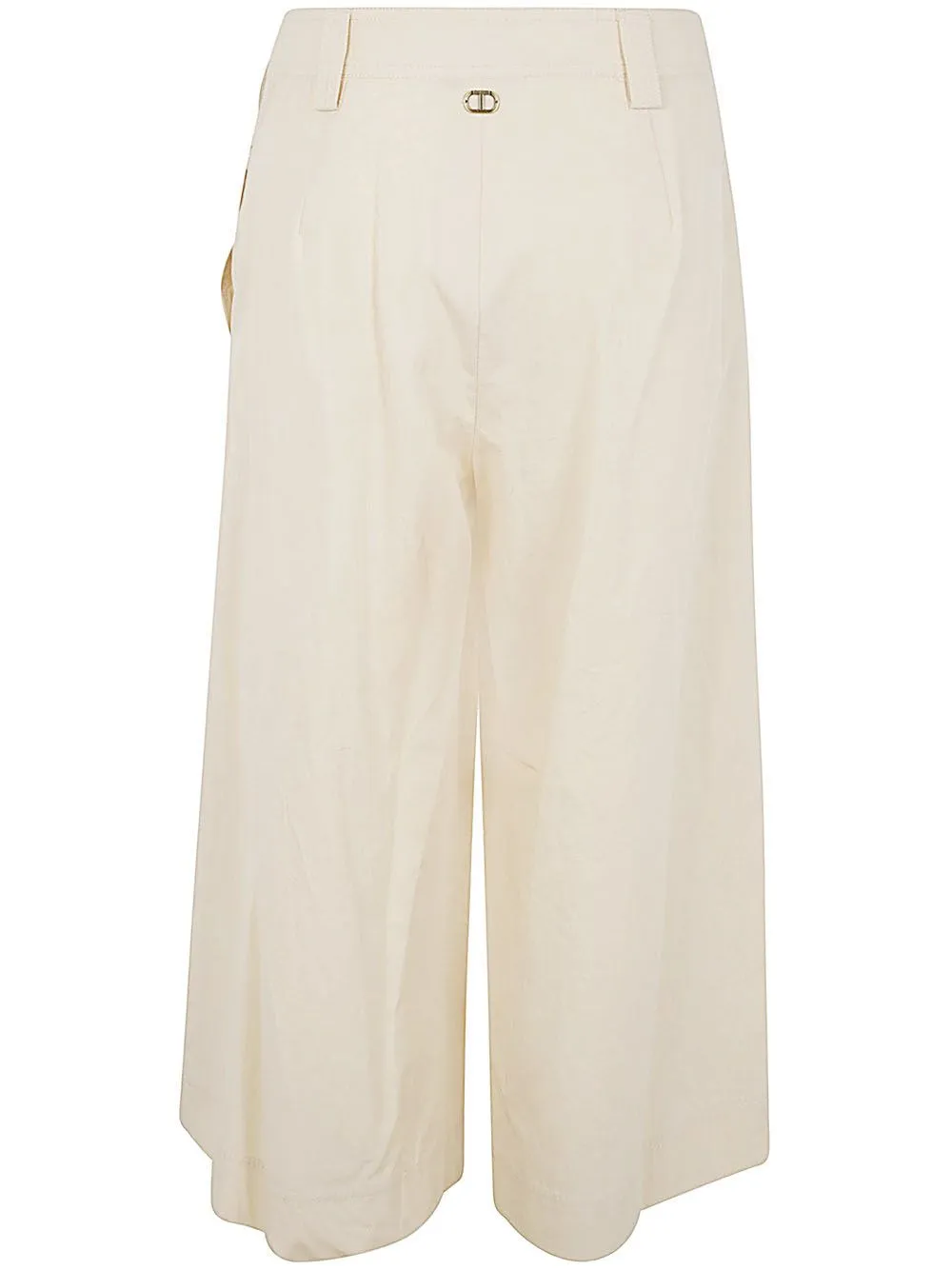 TWINSET WIDE LEG TROUSER WITH SPLIT