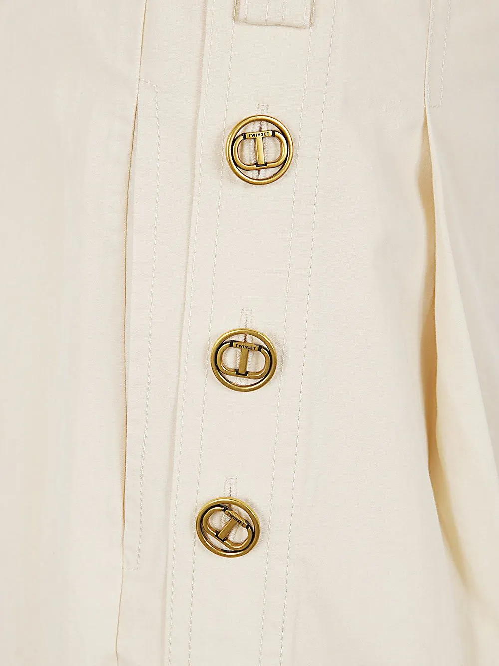 TWINSET WIDE LEG TROUSER WITH SPLIT