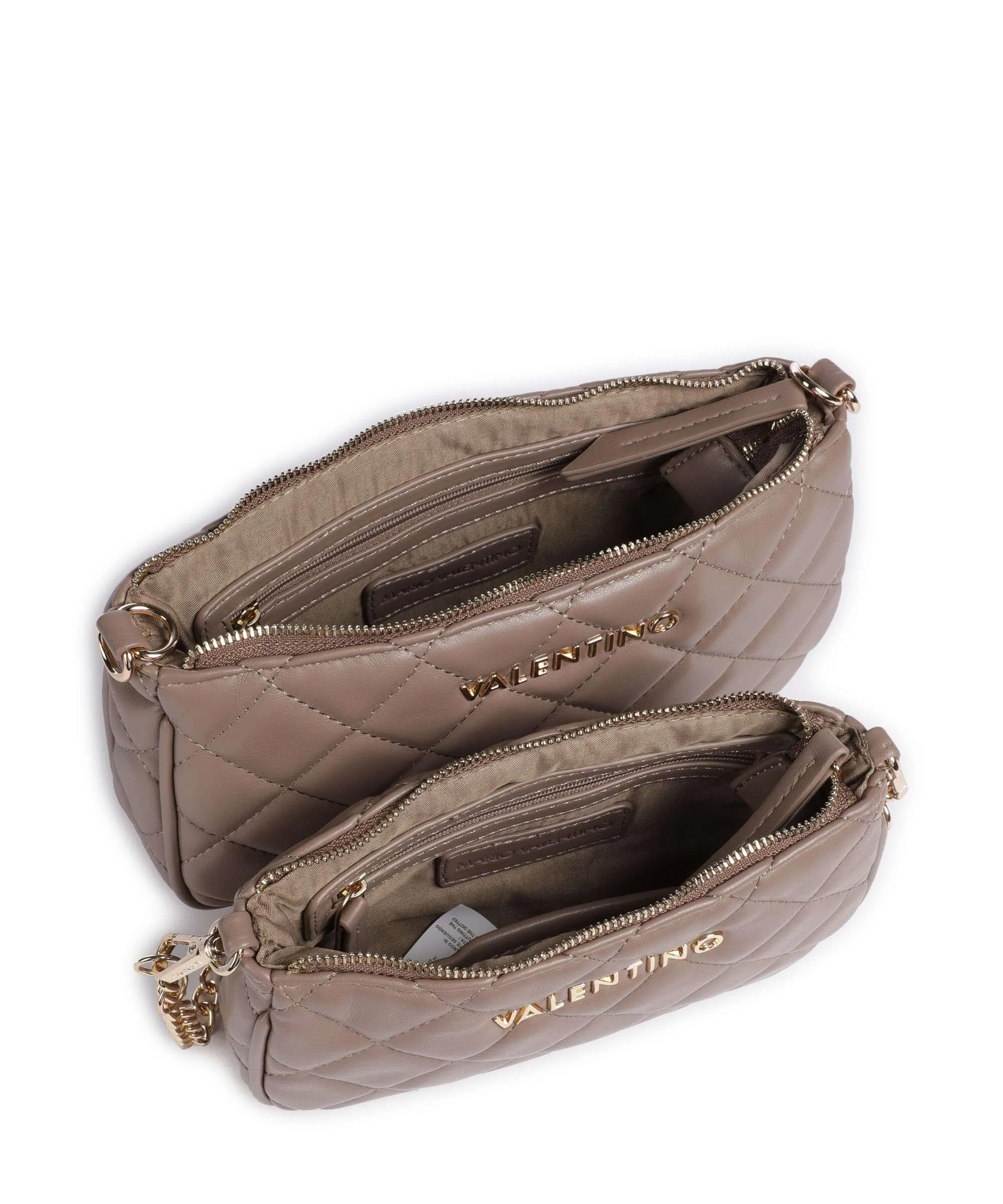  Valentino Bags Ocarina Borsa a tracolla pelle sintetica taupe  