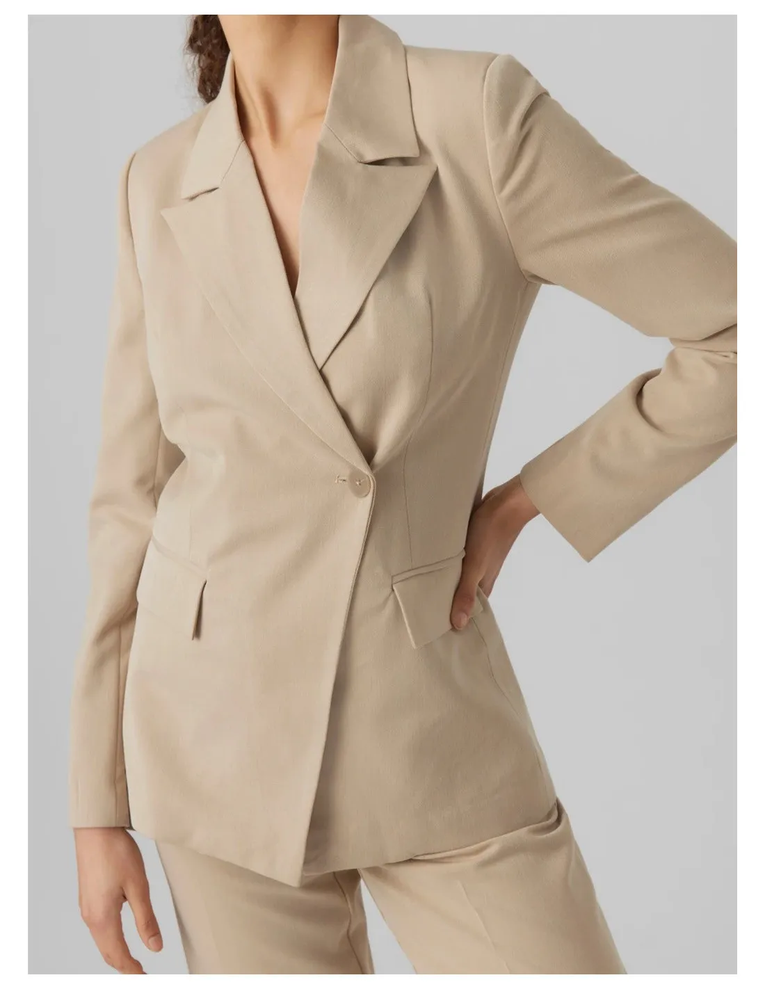VERO MODA DONNA VMESME LS FITTED BLAZER VMA