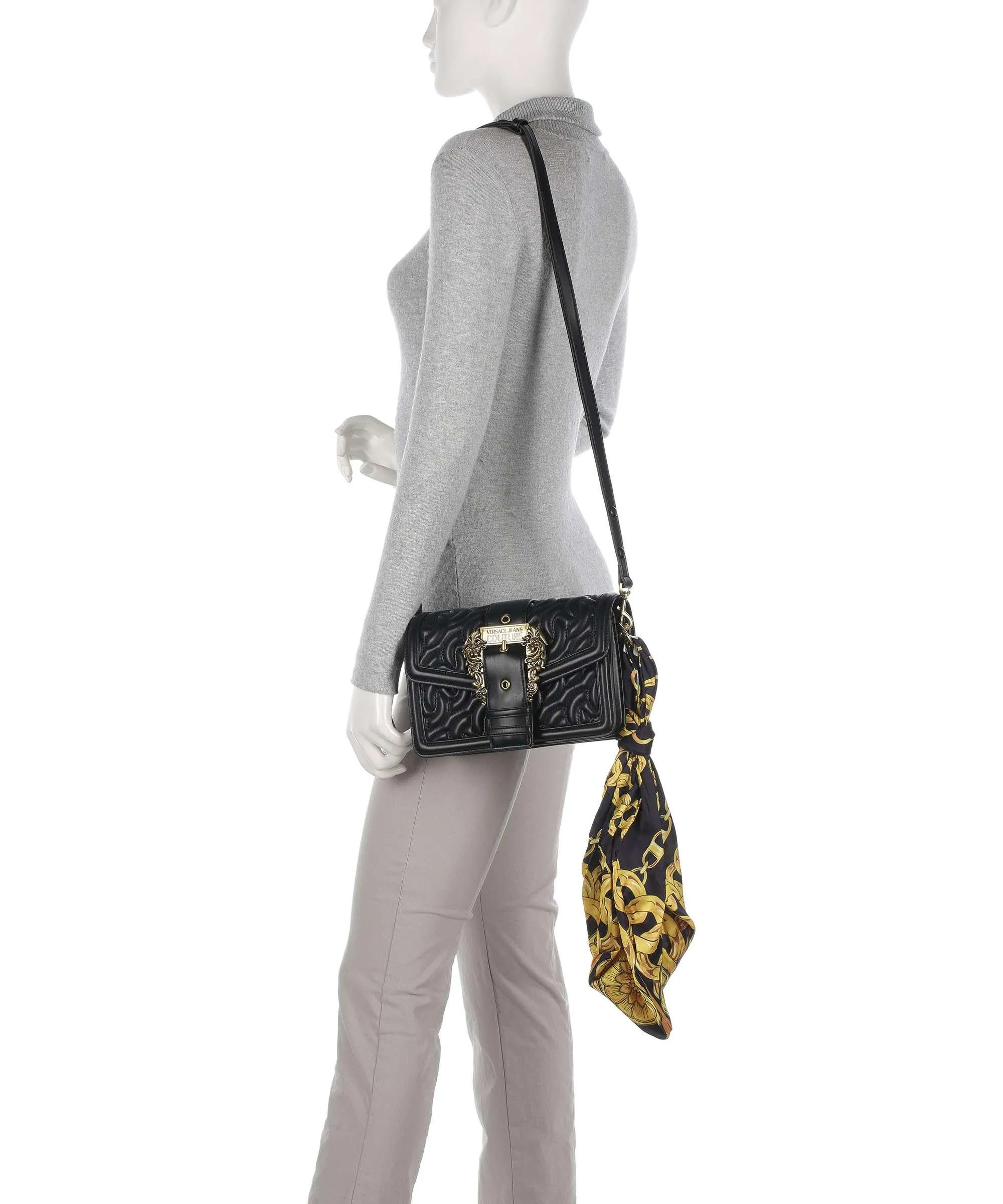  Versace Jeans Couture Couture 01 Borsa a tracolla pelle sintetica nero  