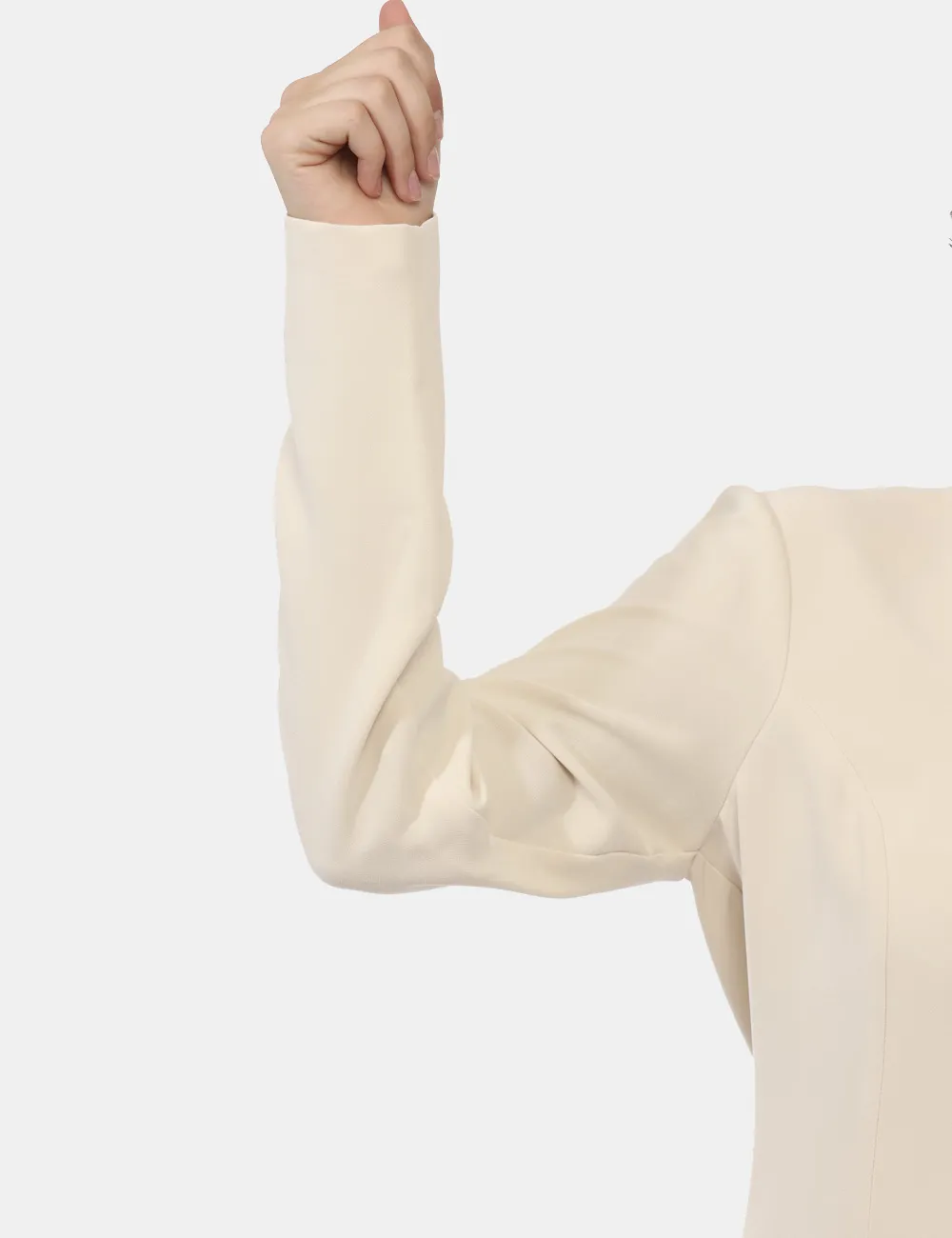 Vestito Materica Beige