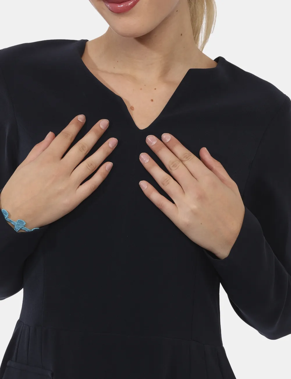 Vestito Materica Blu