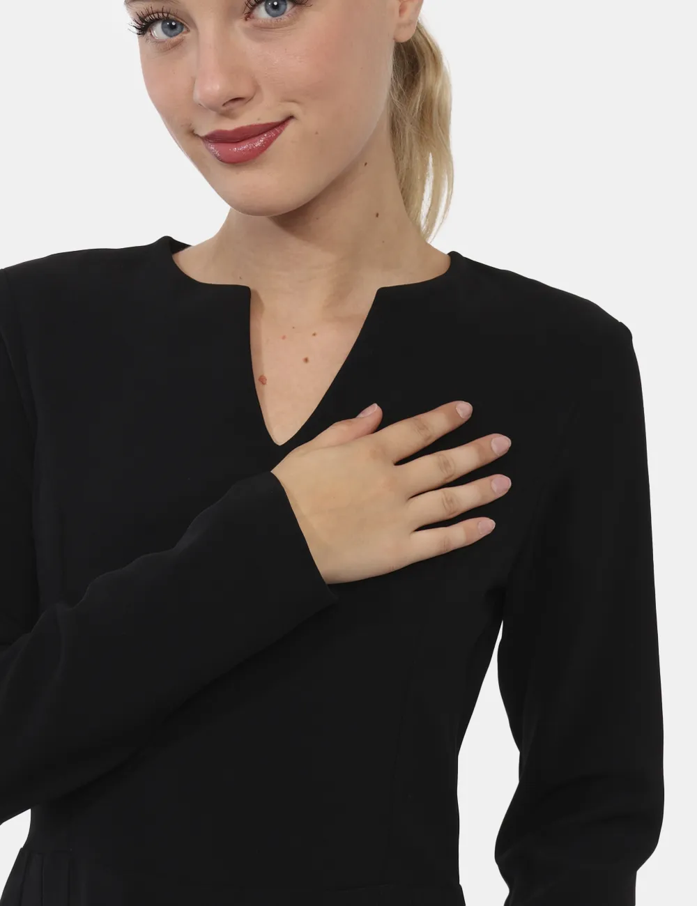 Vestito Materica Nero