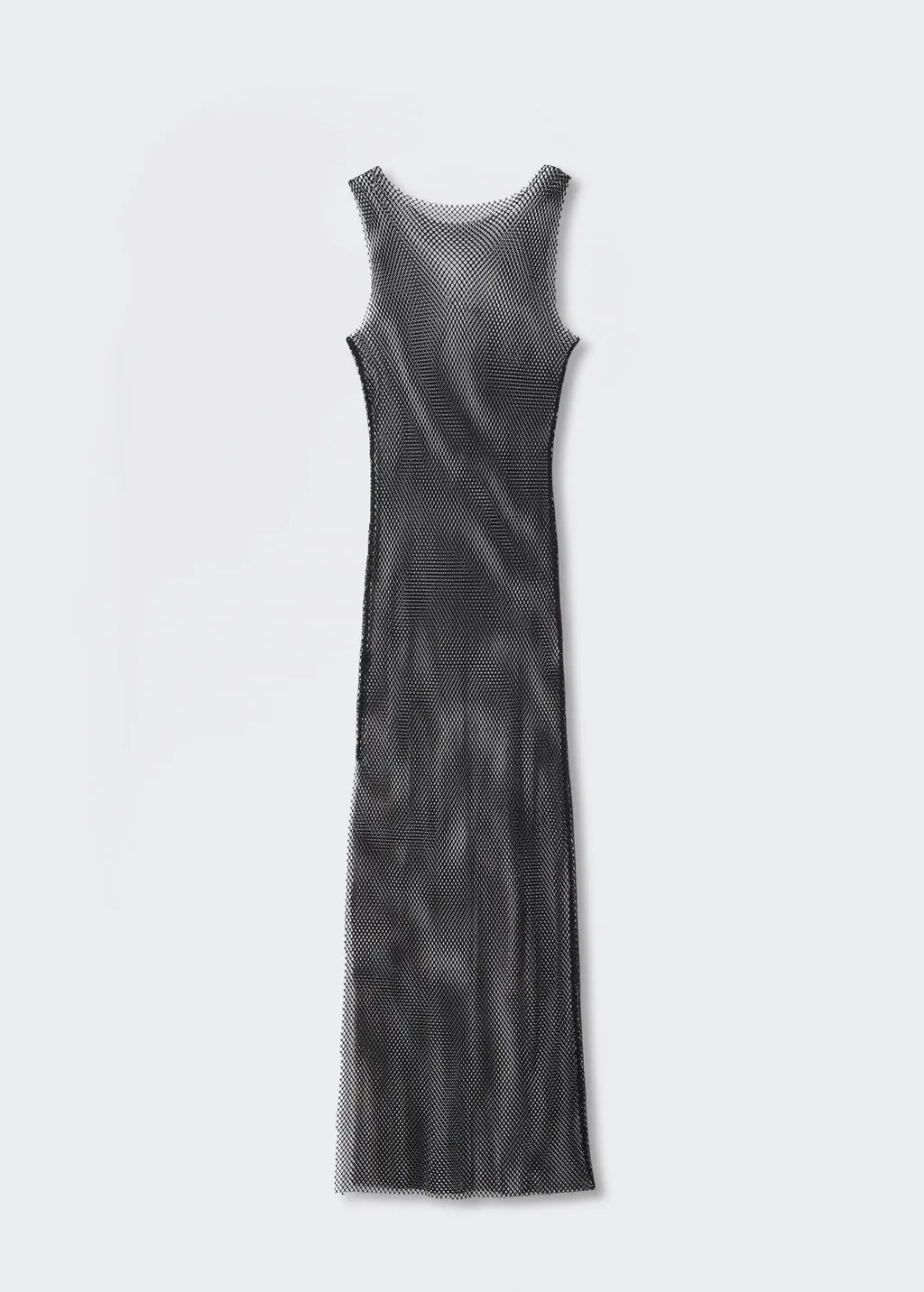 Vestito rete dettaglio cristallo