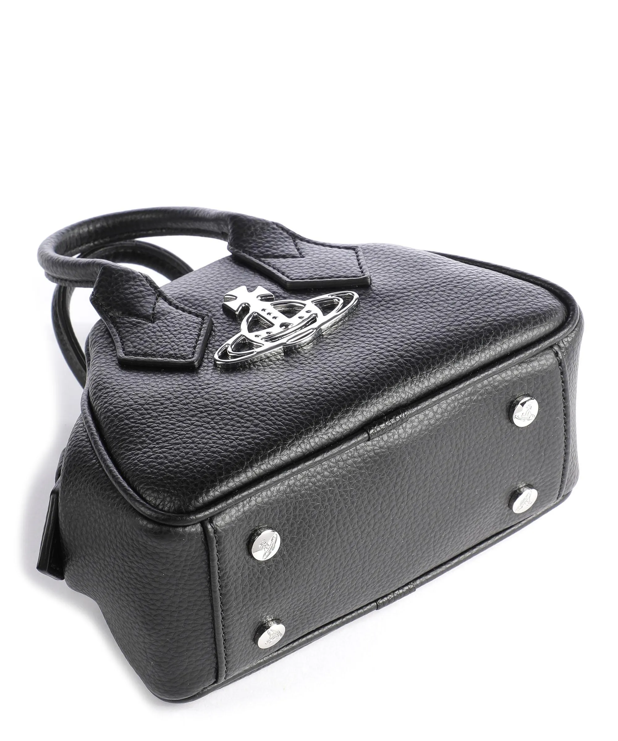  Vivienne Westwood Yasmine Re-Vegan Mini Borsa a tracolla pelle sintetica nero  