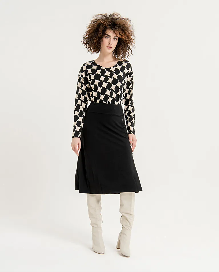 W3-COMI019 Maglietta Nero  